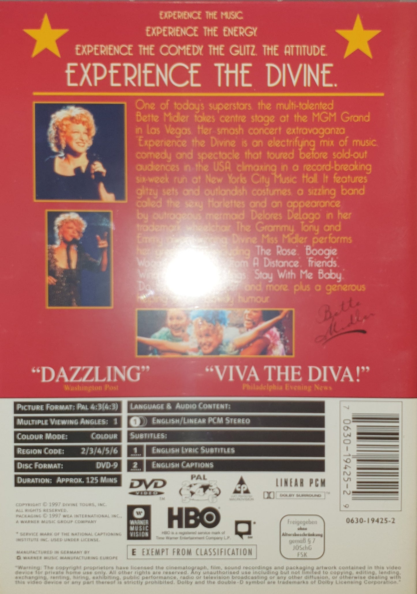 BETTE MIDLER IN CONCERT: DIVA LAS VEGAS