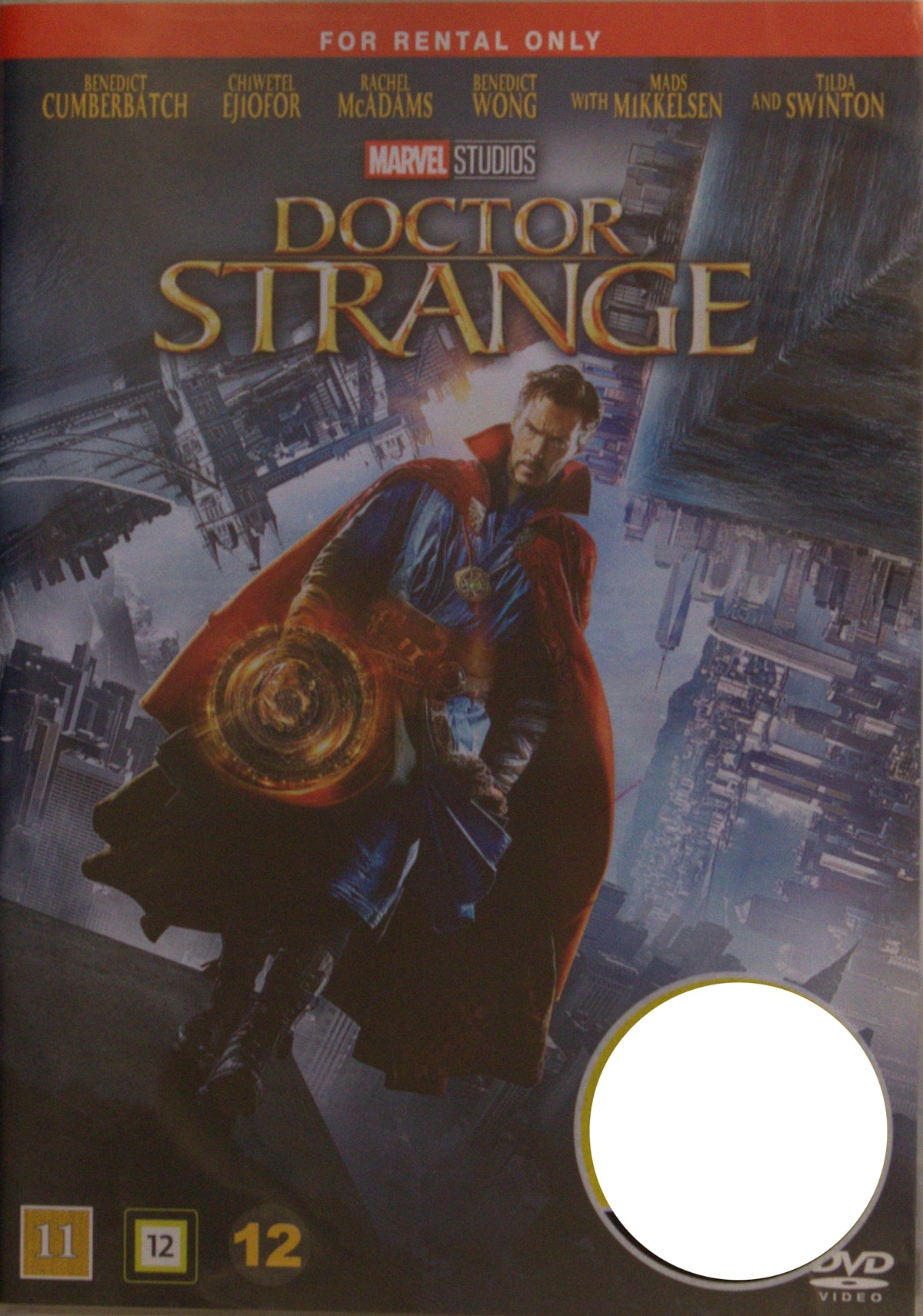 Doctor Strange (2016) DVD – omslag