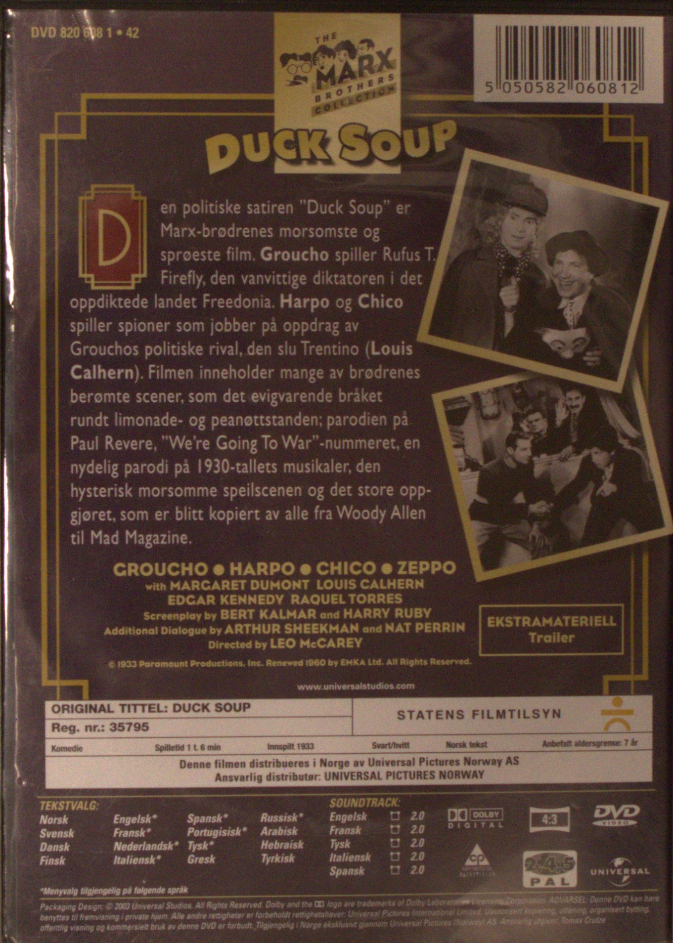 DUCK SOUP / FYRA FULA FISKAR