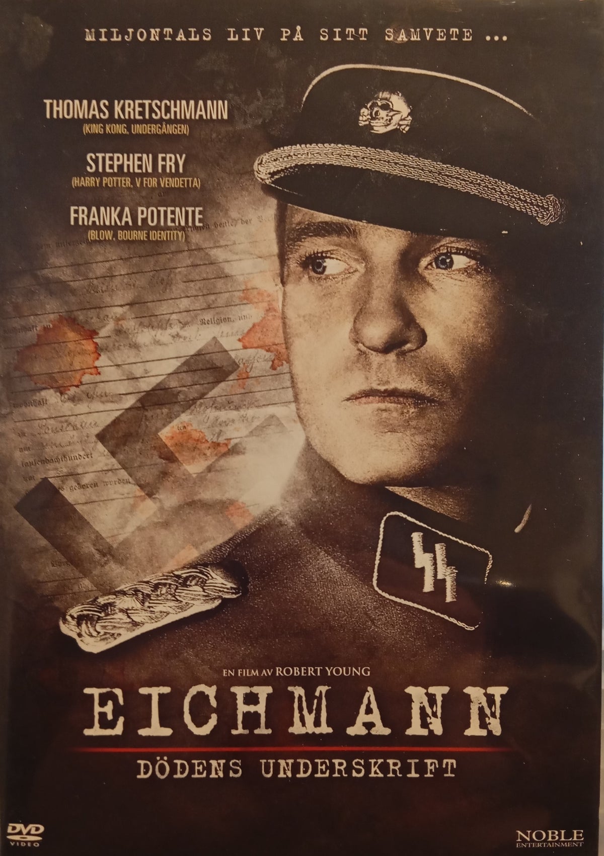Eichmann – Dödens underskrift (2007) DVD – omslag