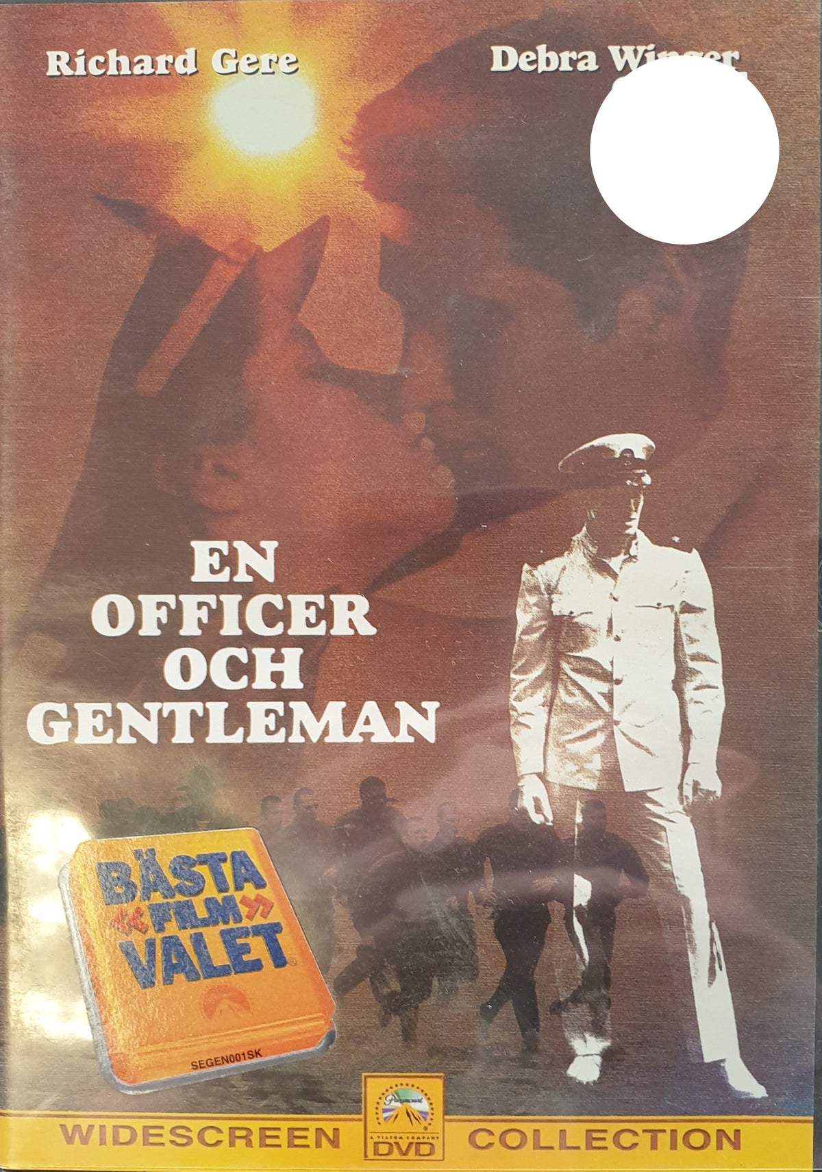 En officer och gentleman / An Officer and a Gentleman (1982) DVD – omslag