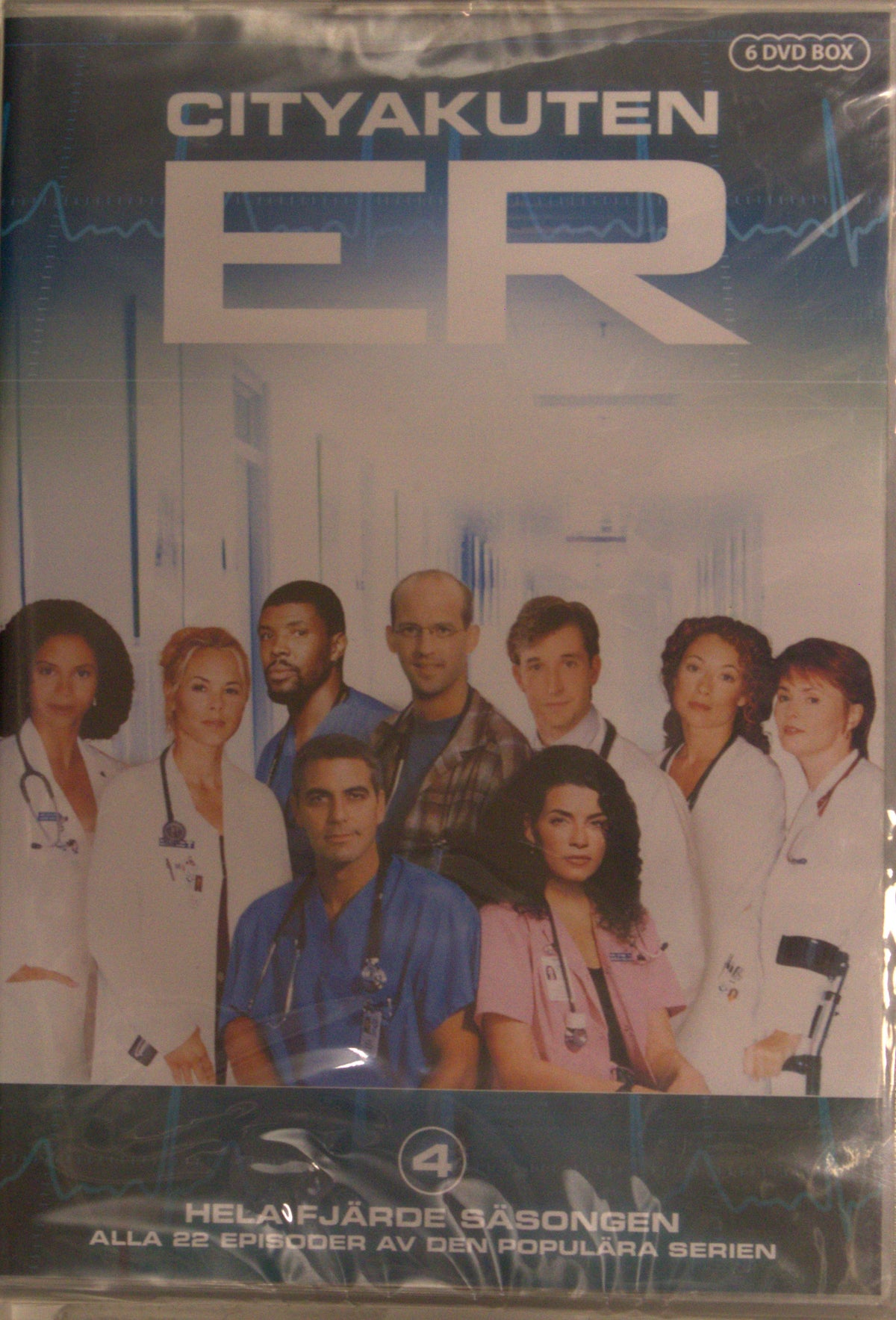 ER – hela fjärde säsongen / Cityakuten (1997–1998) DVD – omslag
