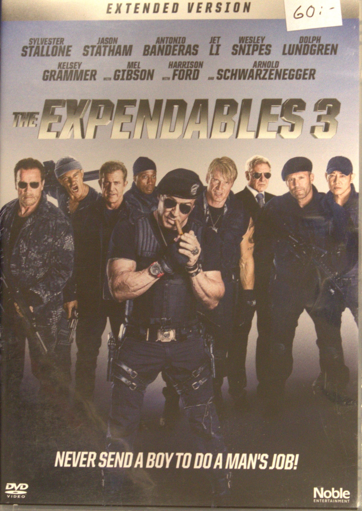 The Expendables 3 (2014) DVD – omslag