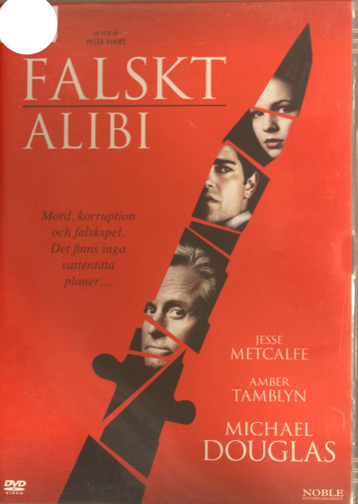 Falskt alibi (2009) DVD – omslag