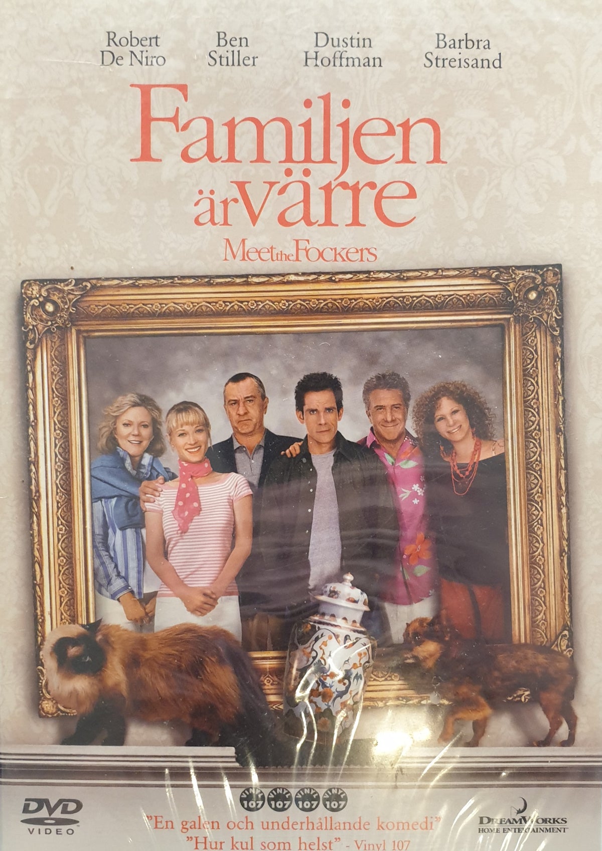 Familjen är värre / Meet the Fockers (2004) DVD – omslag
