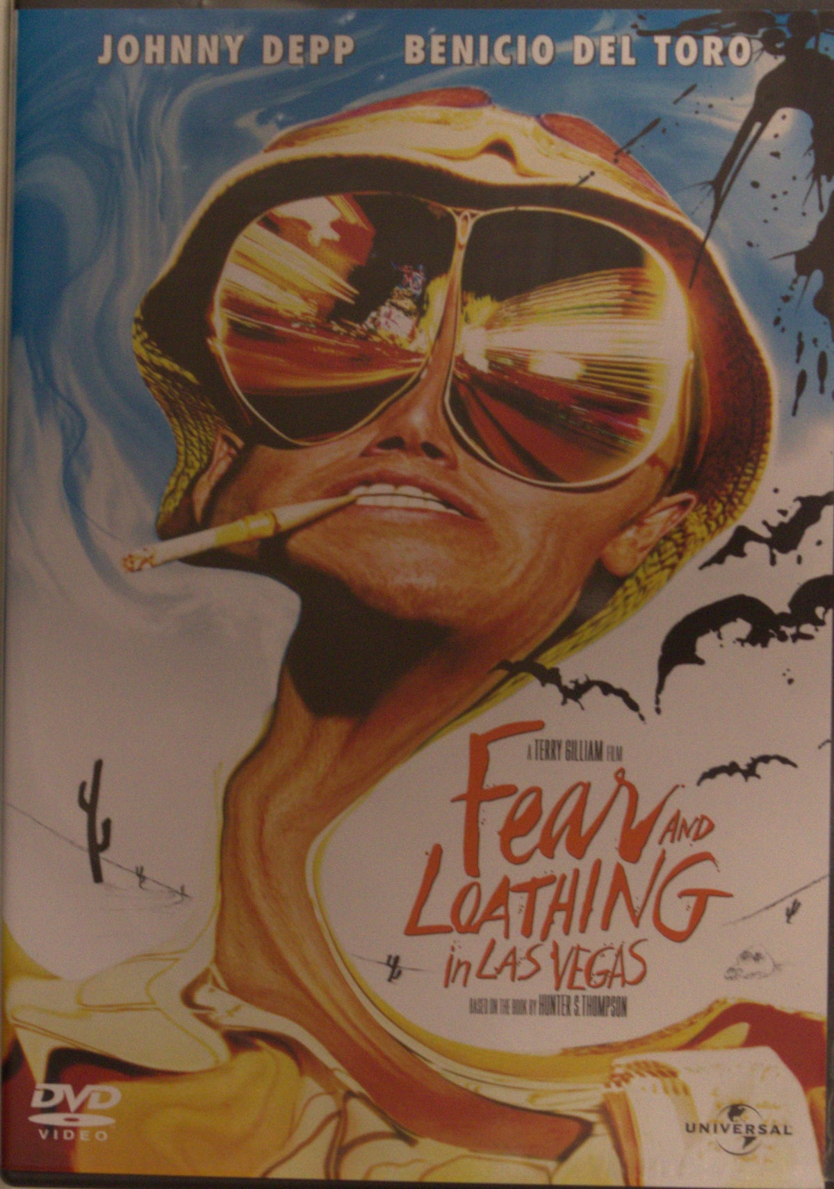 Fear and Loathing in Las Vegas (1998) DVD – omslag