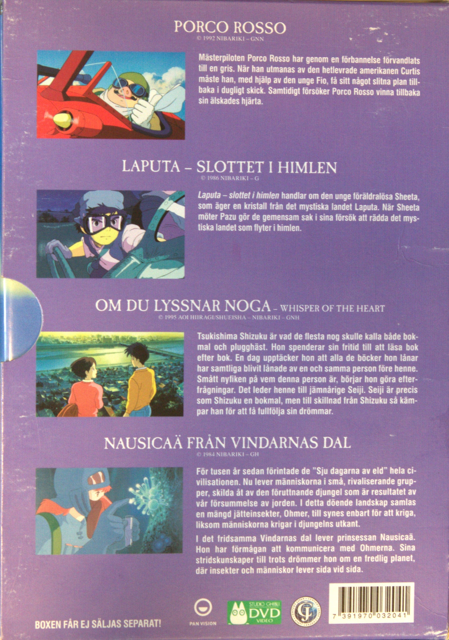 FILMER FRÅN STUDIO GHIBLI AV HAYAO MIYAZAKI OCH YOSHIFUMI KONDO