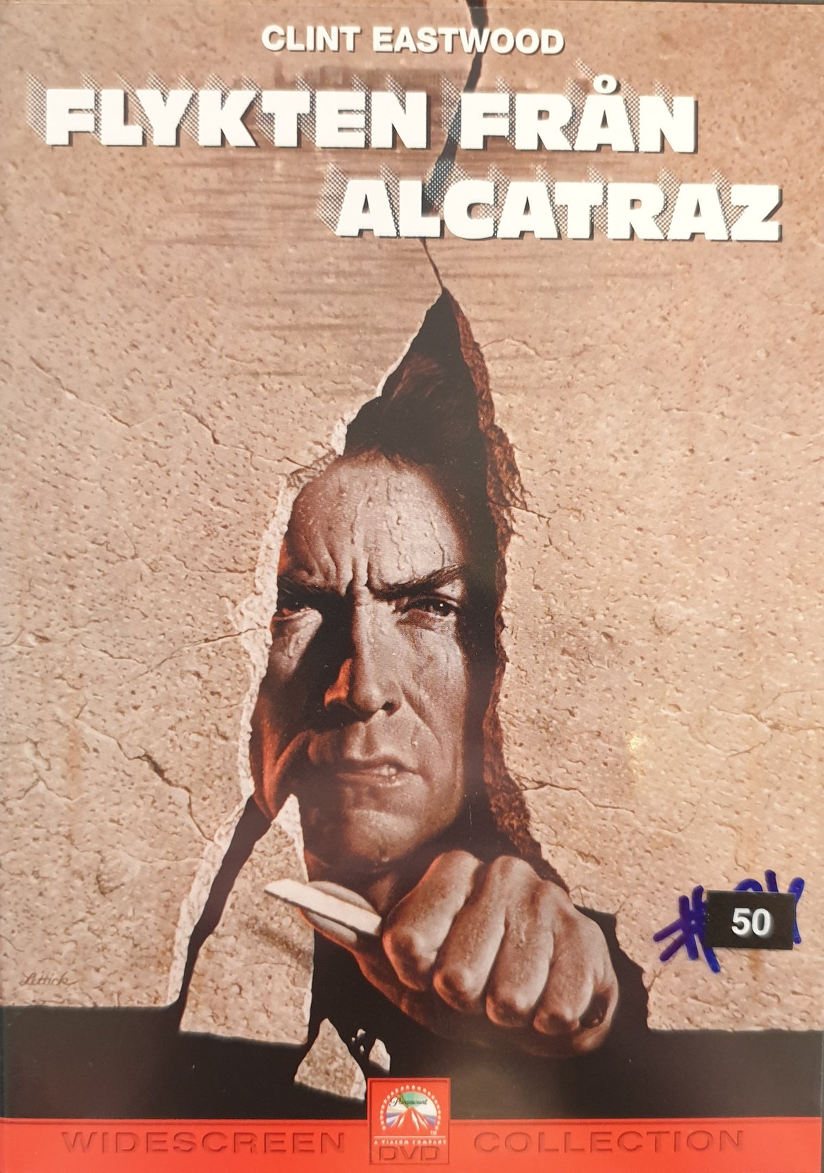 Flykten från Alcatraz / Escape from Alcatraz (1979) DVD – omslag