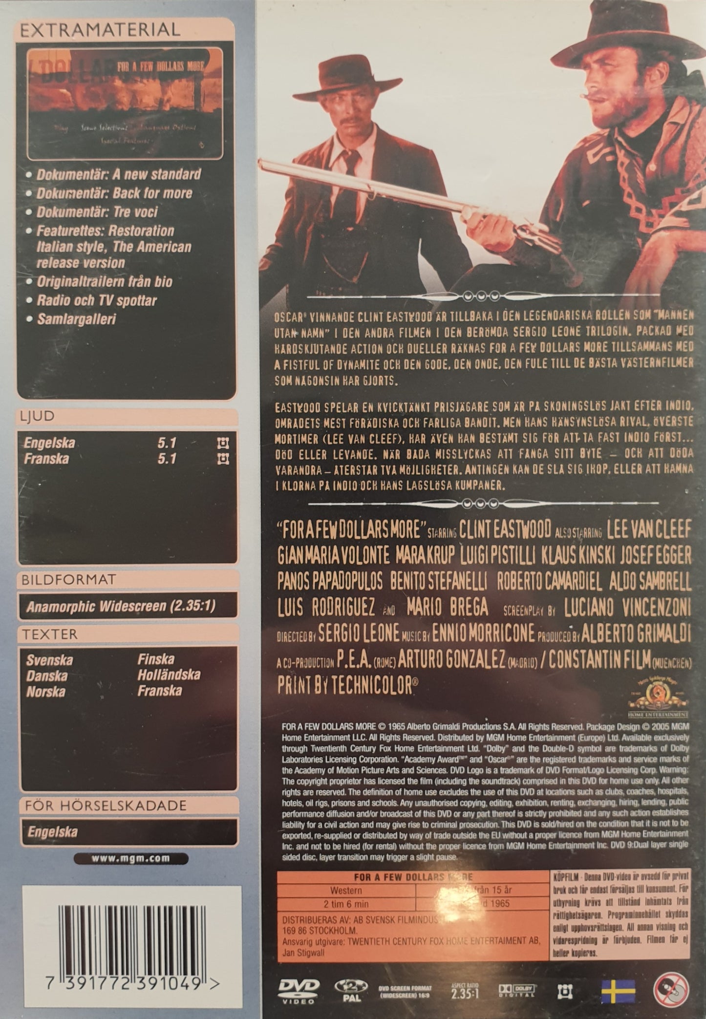 FOR A FEW DOLLARS MORE / FÖR NÅGRA FÅ DOLLAR MER - SPECIAL EDITION