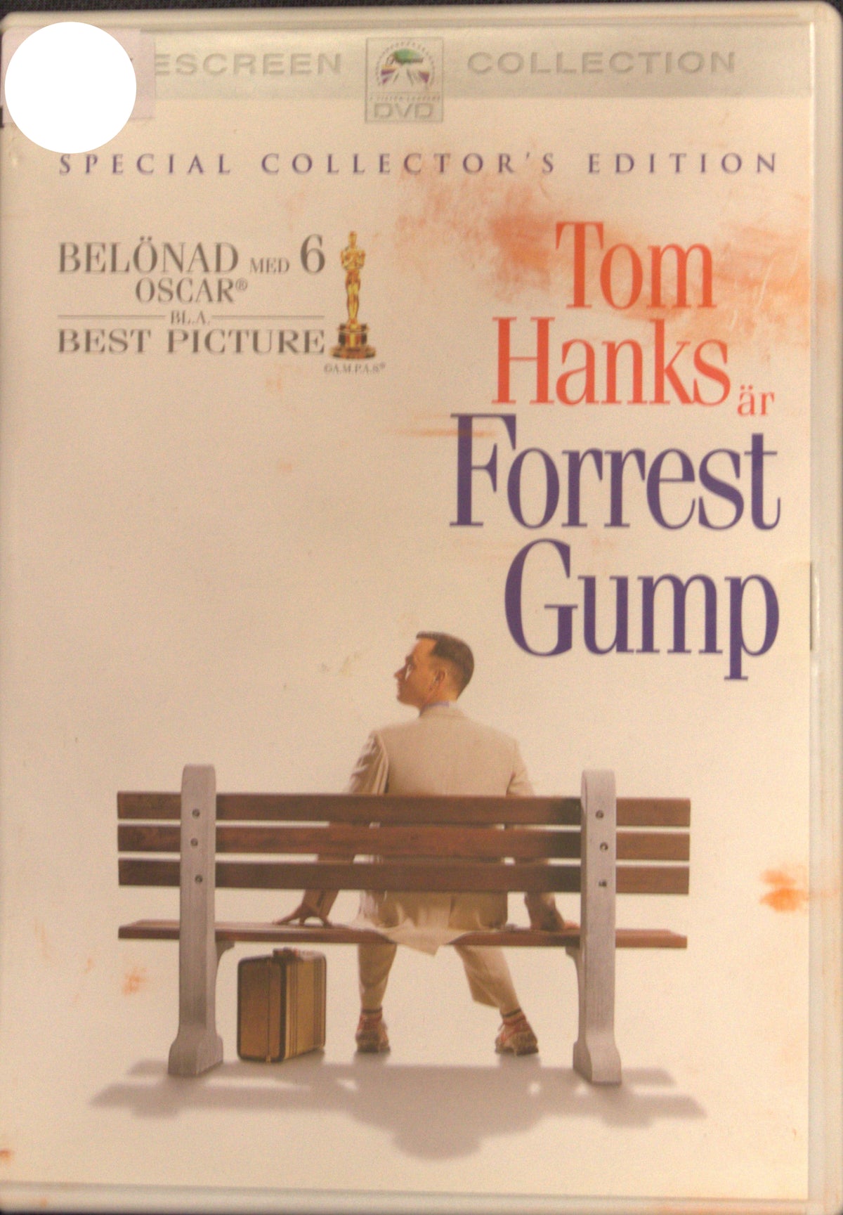 Forrest Gump – Special Collector's Edition (1994) DVD – omslag