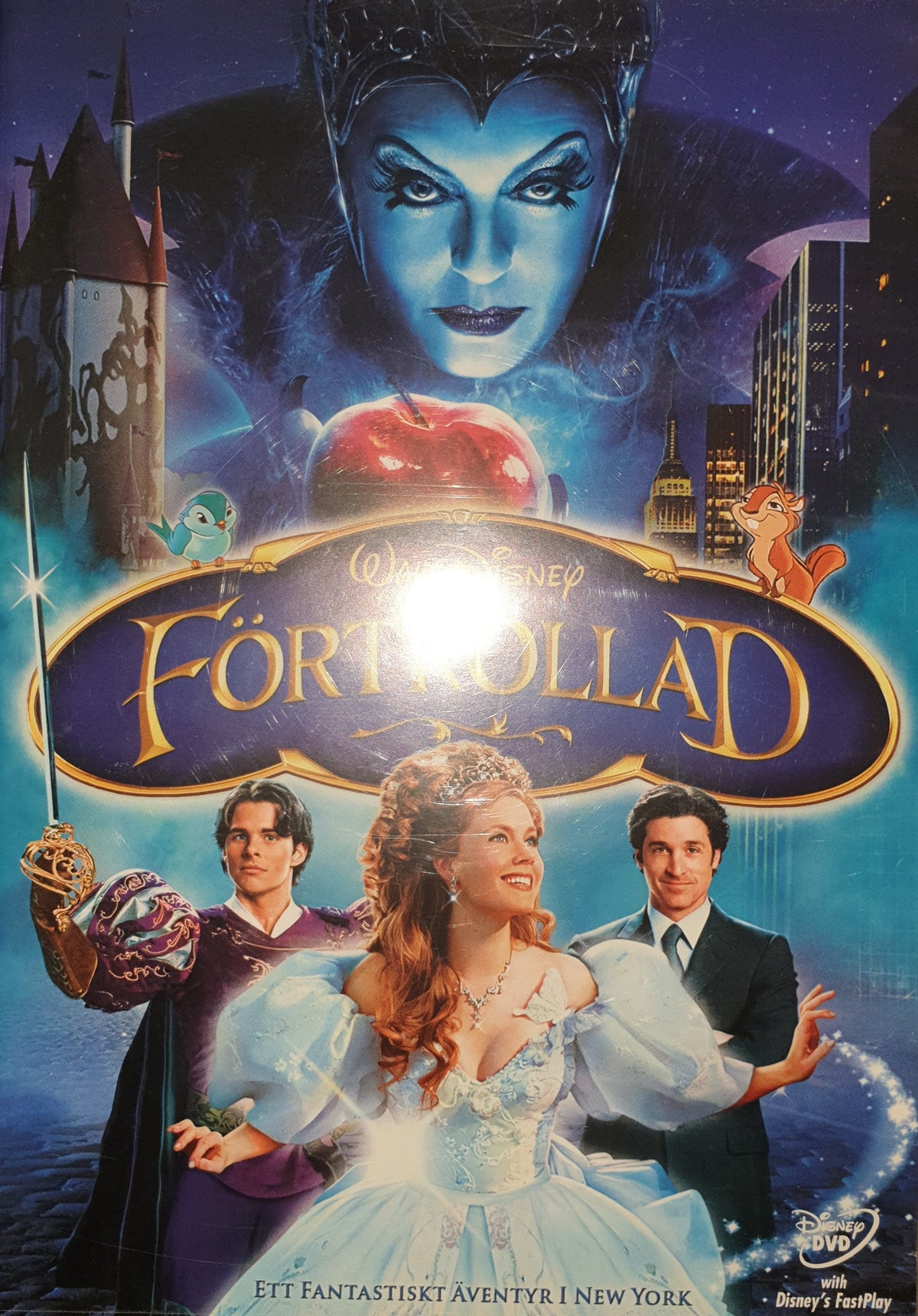 Förtrollad / Enchanted (2007) DVD – omslag