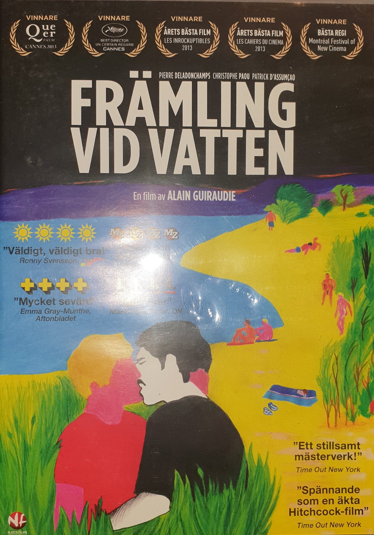 Främling vid vatten / L'inconnu du lac (2013) DVD – omslag