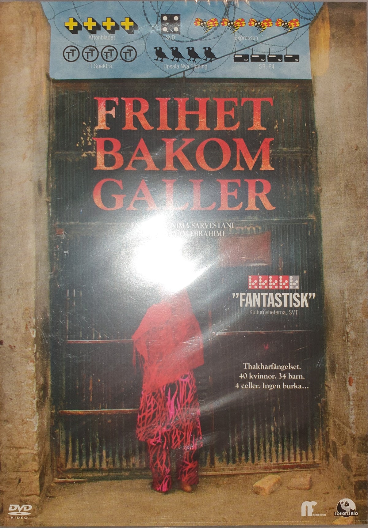 Frihet bakom galler / No Burqas Behind Bars (2012) DVD – omslag