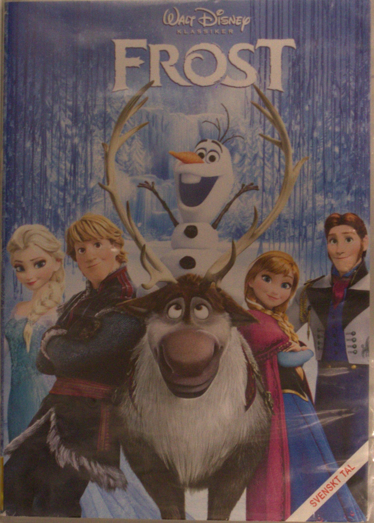 Frost / Frozen – svenskt tal (2013) DVD – omslag