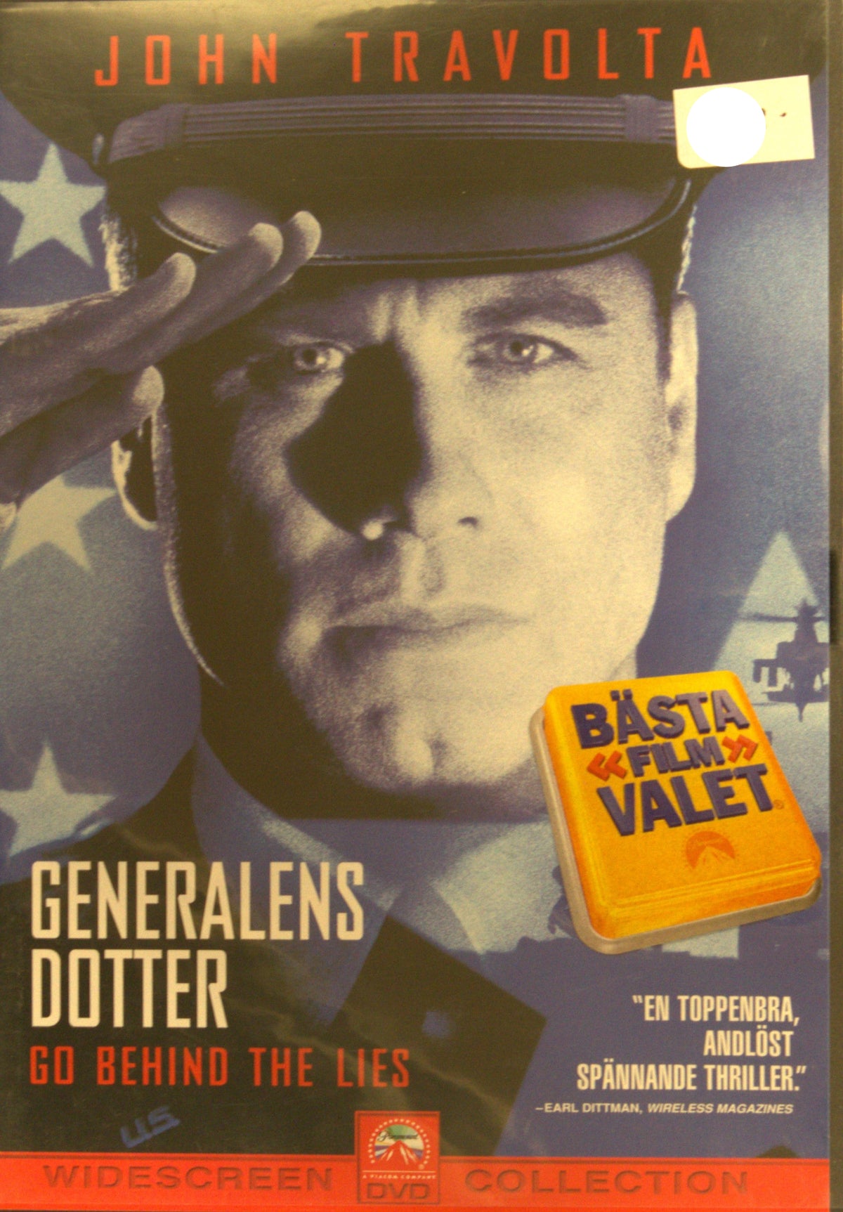 Generalens dotter (1999) DVD – omslag