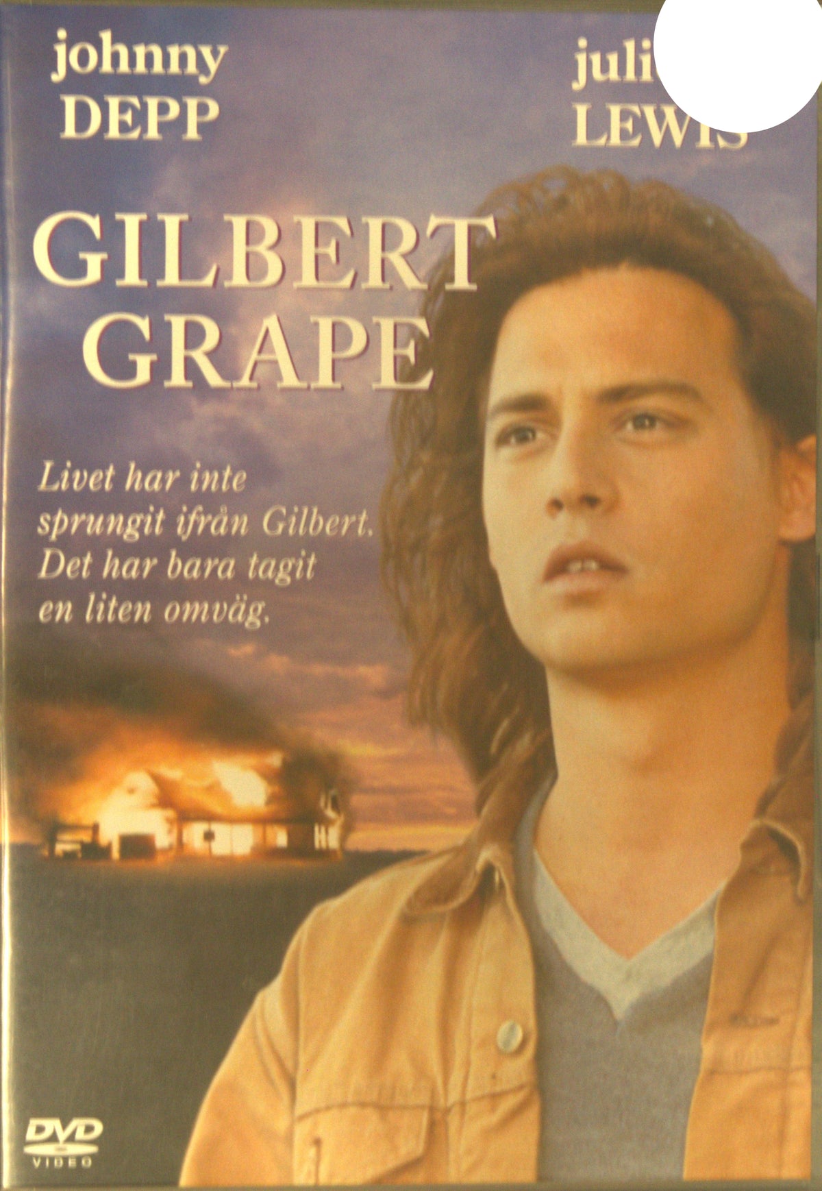 Gilbert Grape (1993) DVD – omslag