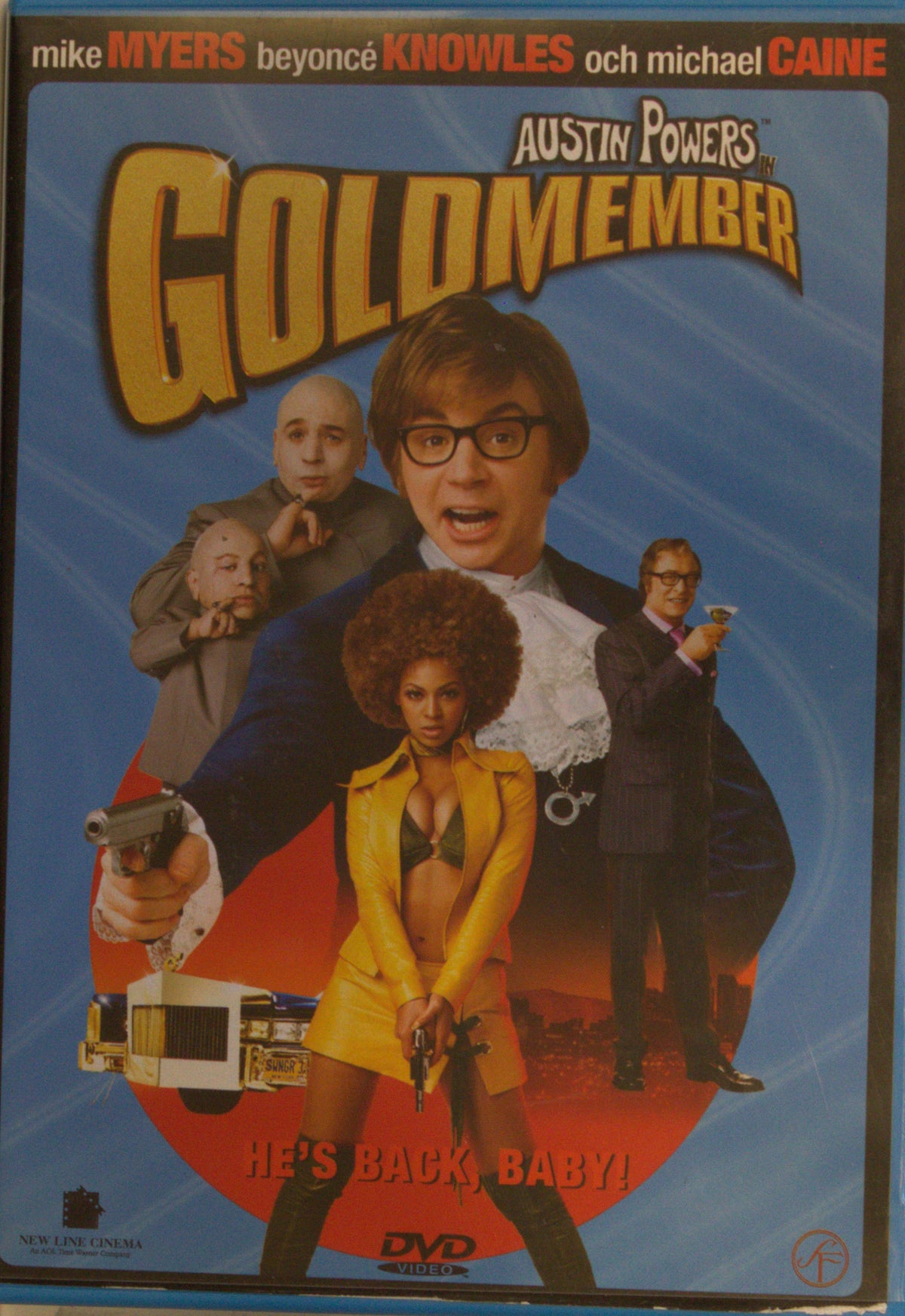 Austin Powers in Goldmember (2002) DVD – omslag