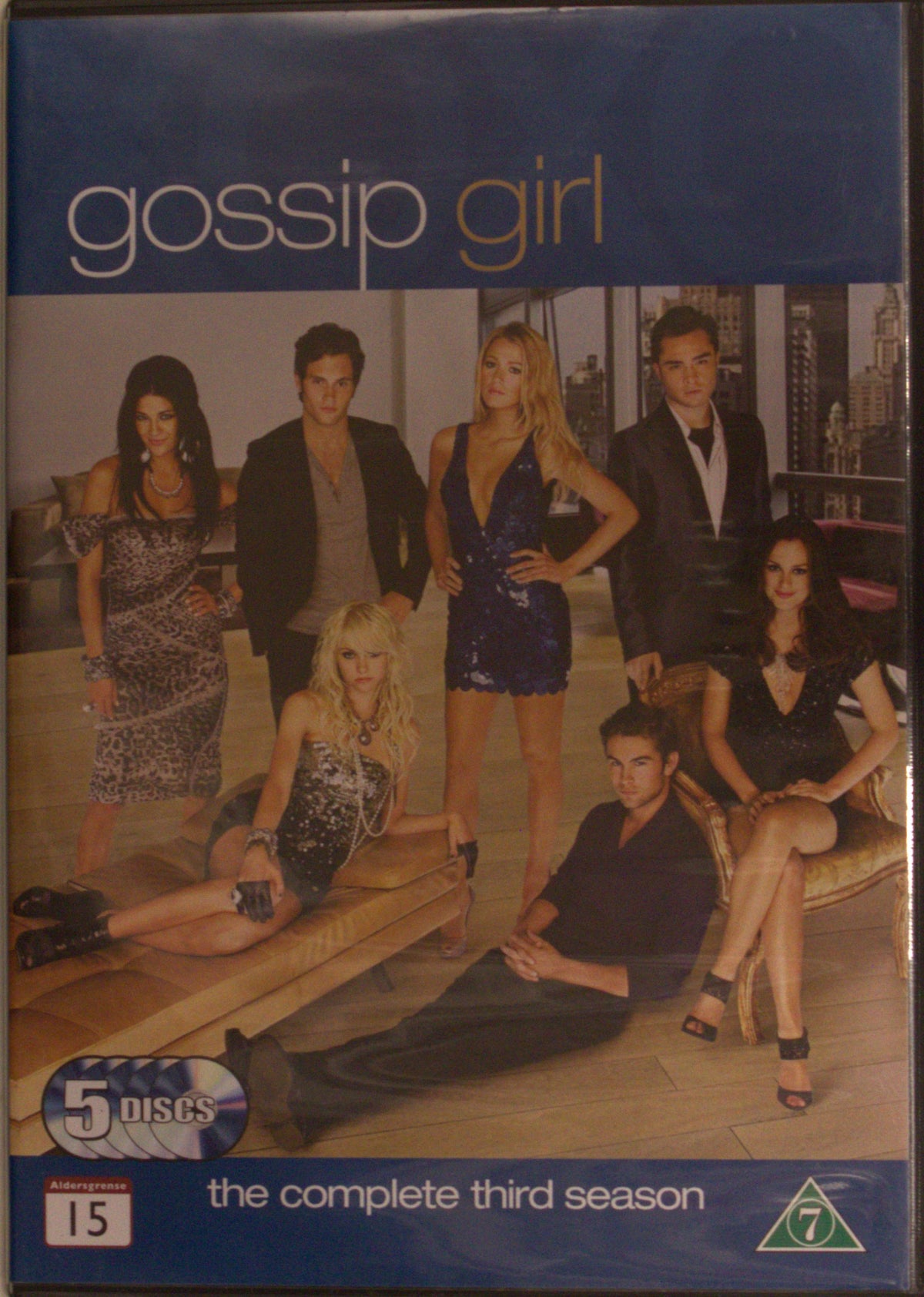 Gossip Girl – The Complete Third Season (2009) DVD – omslag