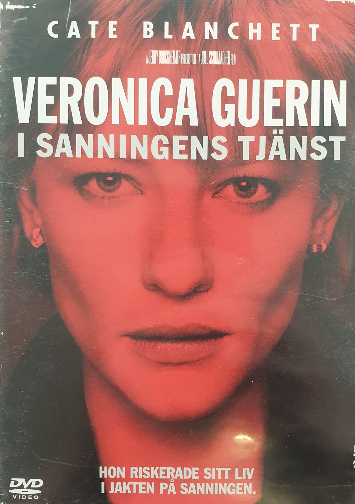 Veronica Guerin – I sanningens tjänst (2003) DVD – omslag