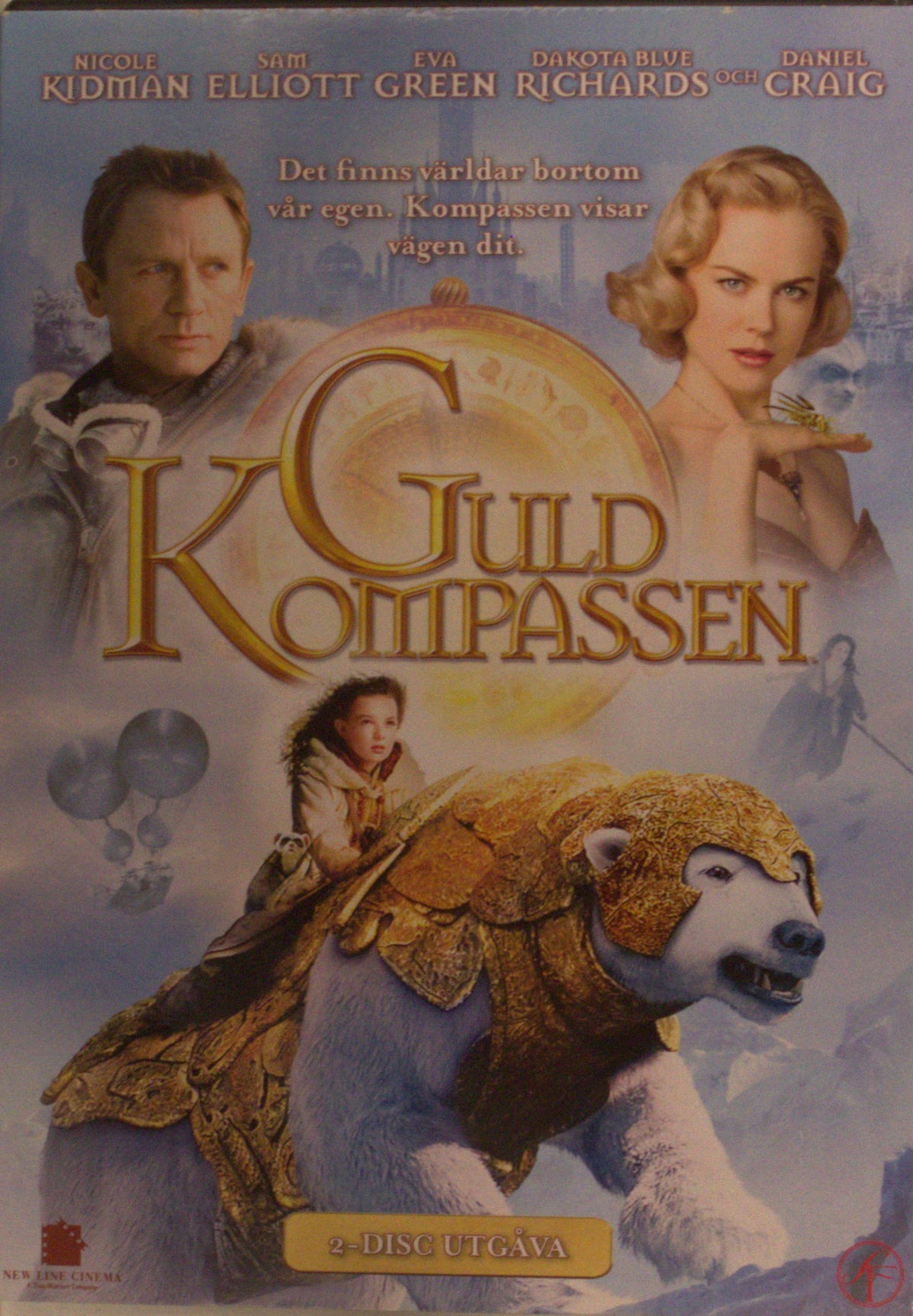 Guldkompassen / The Golden Compass (2007) DVD – omslag