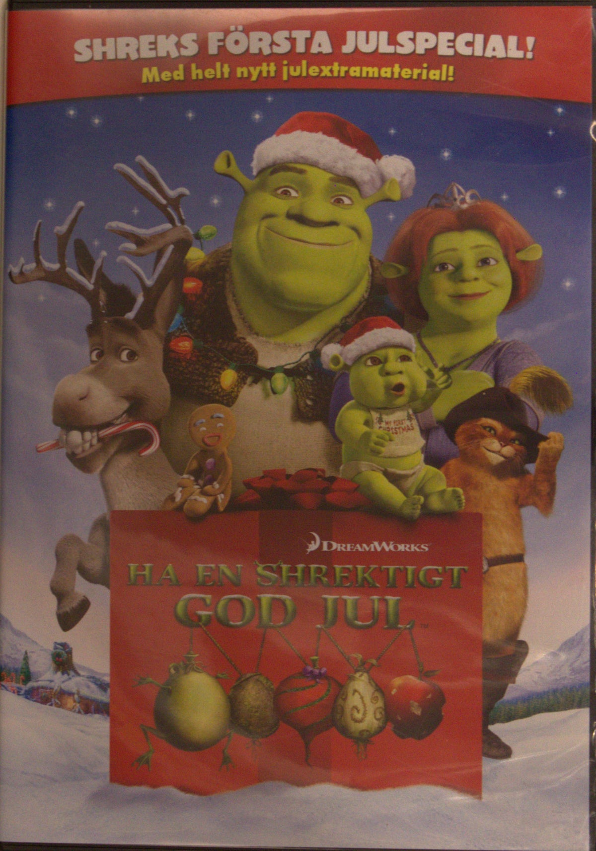 Ha en Shrektigt god jul / Shrek the Halls (2007) DVD – omslag