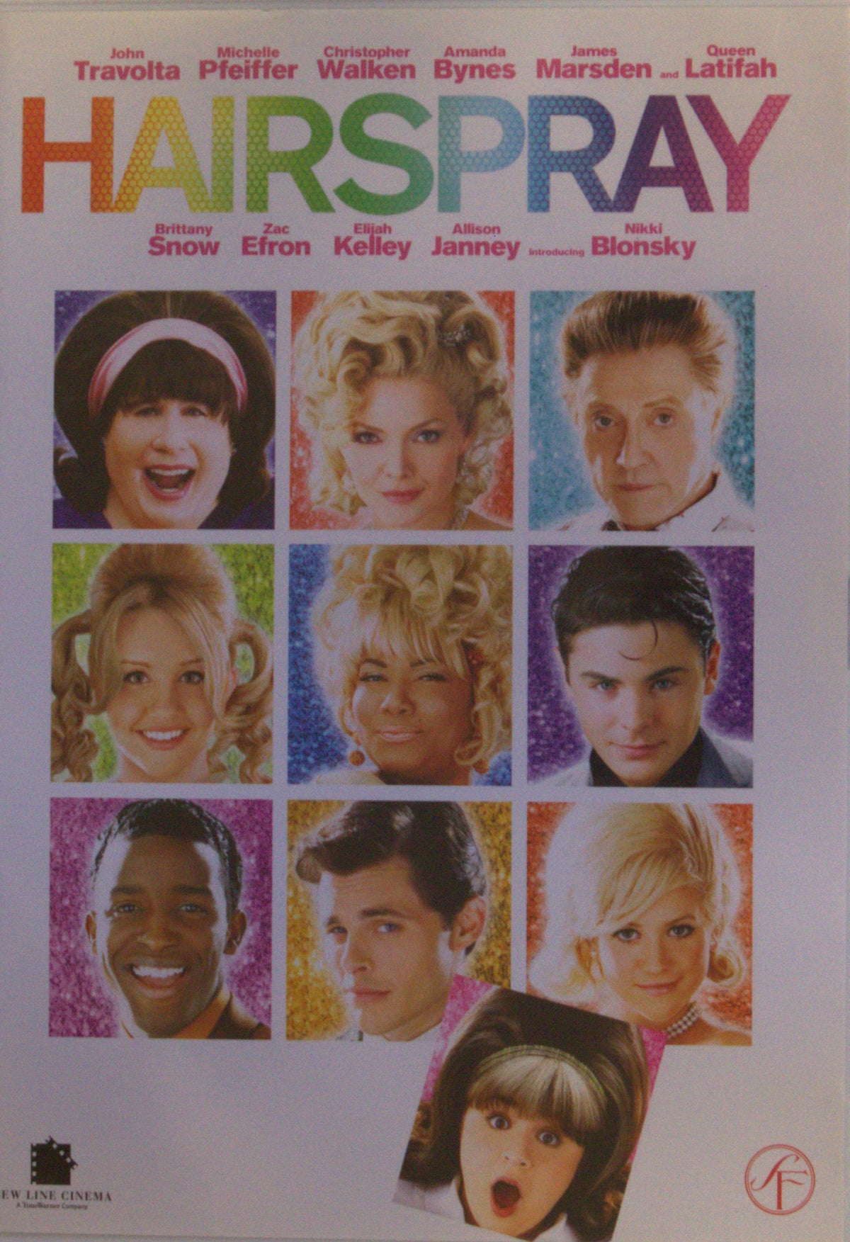 Hairspray (2007) DVD – omslag