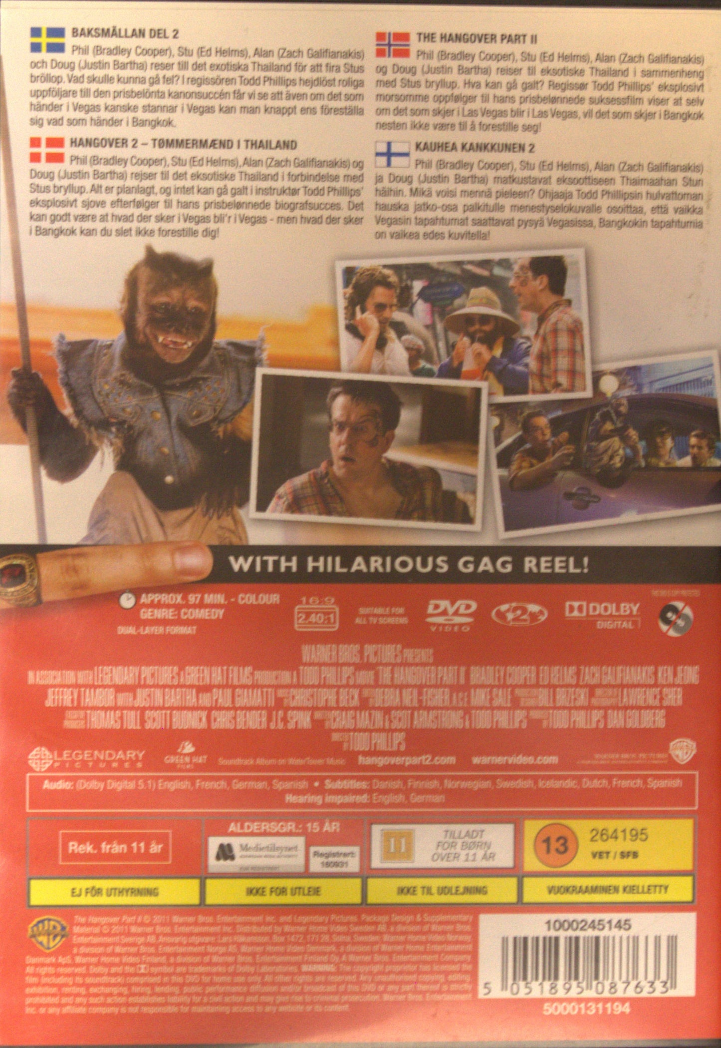 THE HANGOVER PART II / BAKSMÄLLAN DEL II