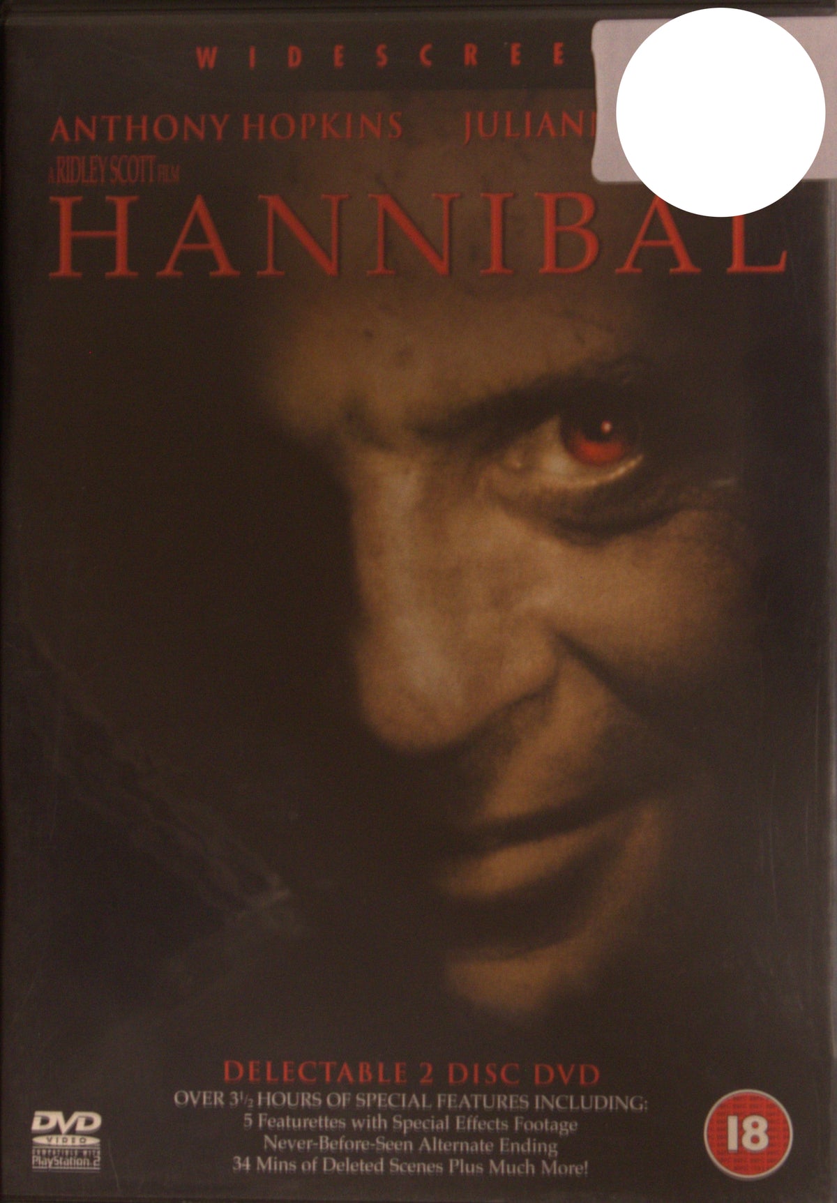 Hannibal – Delectable 2-disc (2001) DVD – omslag