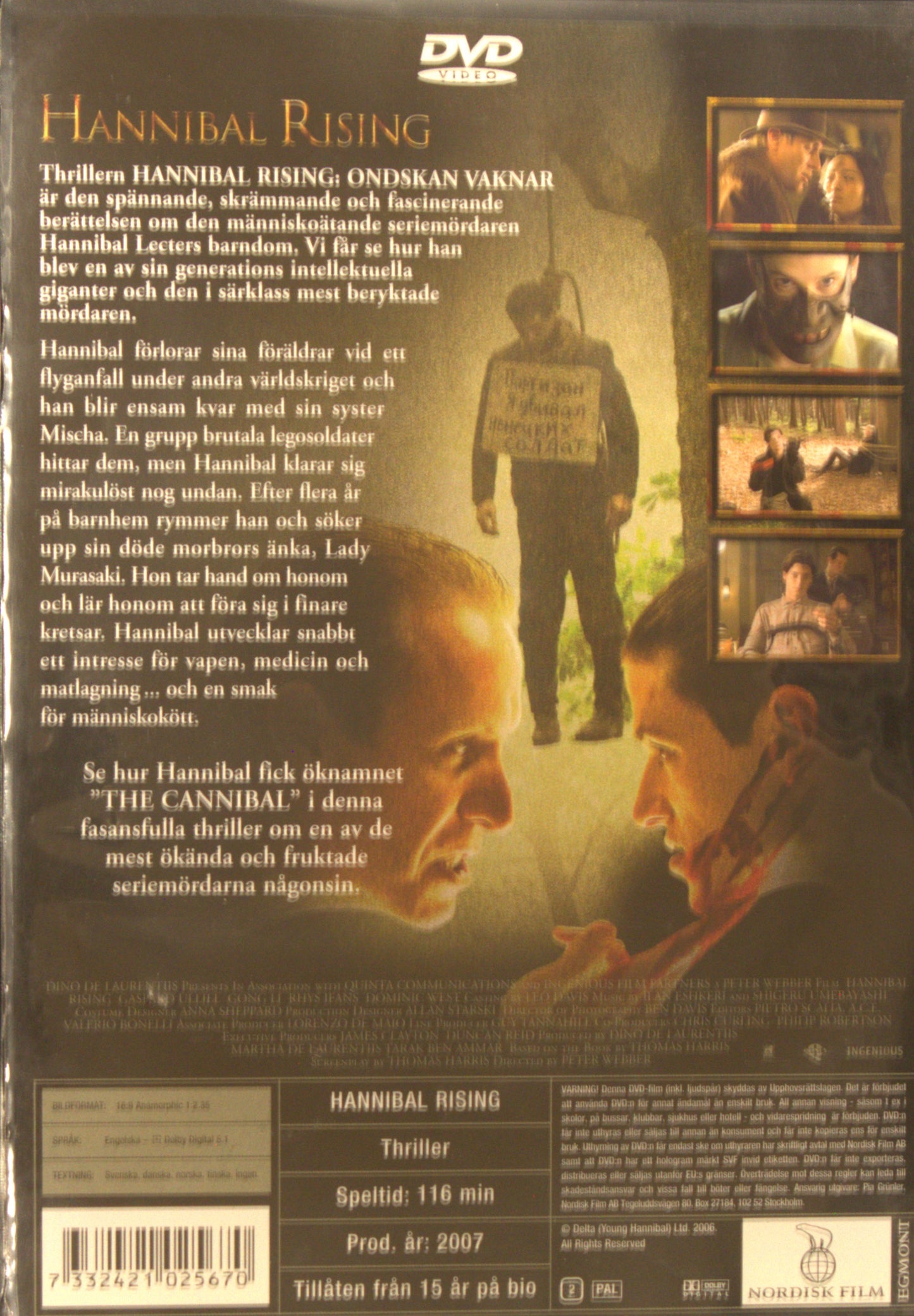 HANNIBAL RISING - ONDSKAN VAKNAR