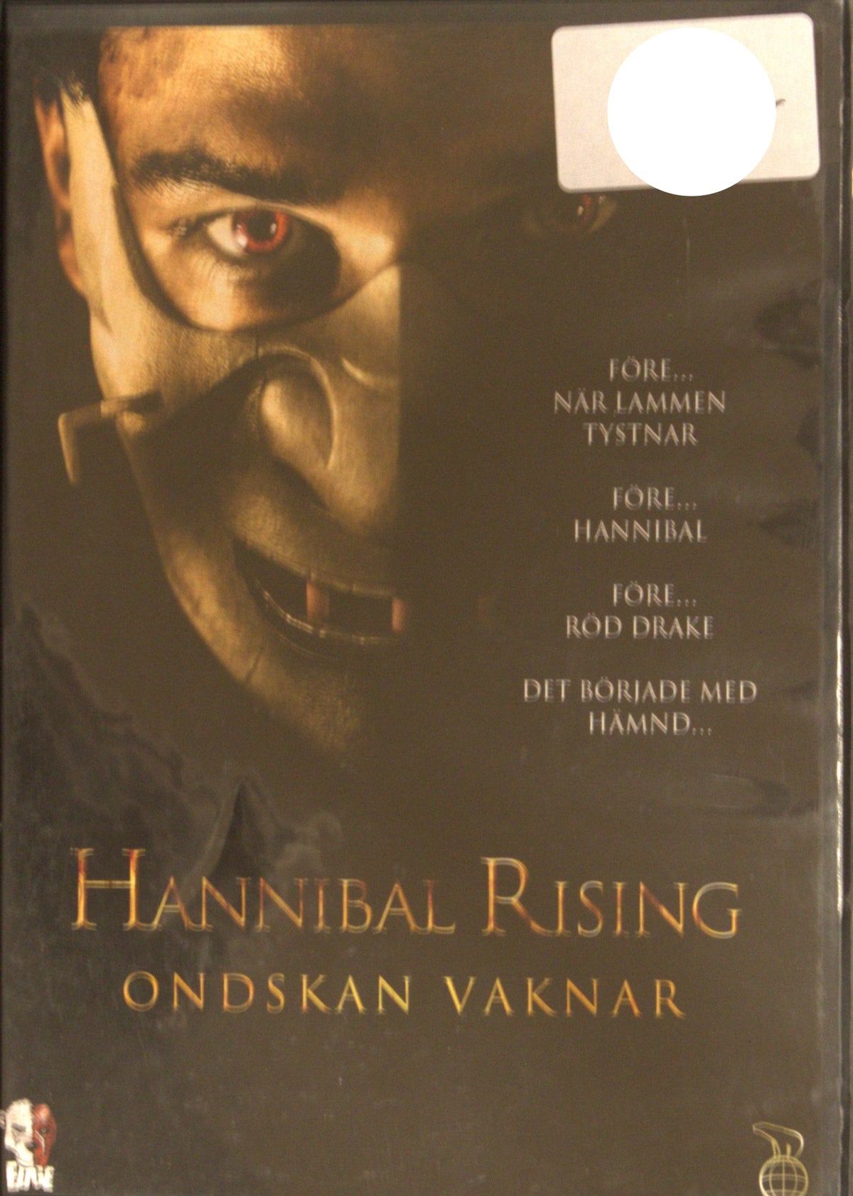 Hannibal Rising – Ondskan vaknar (2007) DVD – omslag