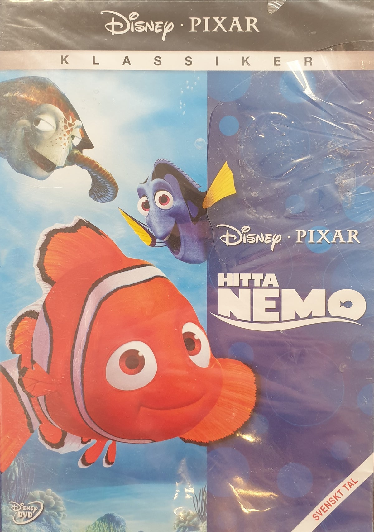 Hitta Nemo / Finding Nemo (2003) DVD – omslag