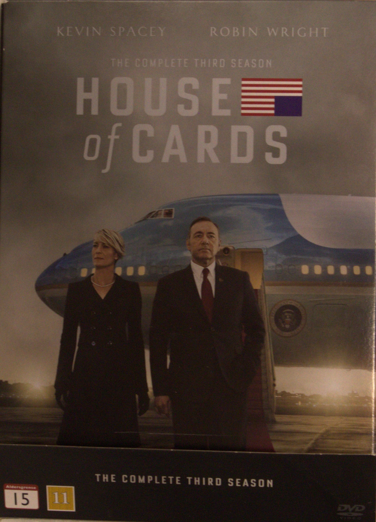 House of Cards – The Complete Third Season (2015) DVD – omslag