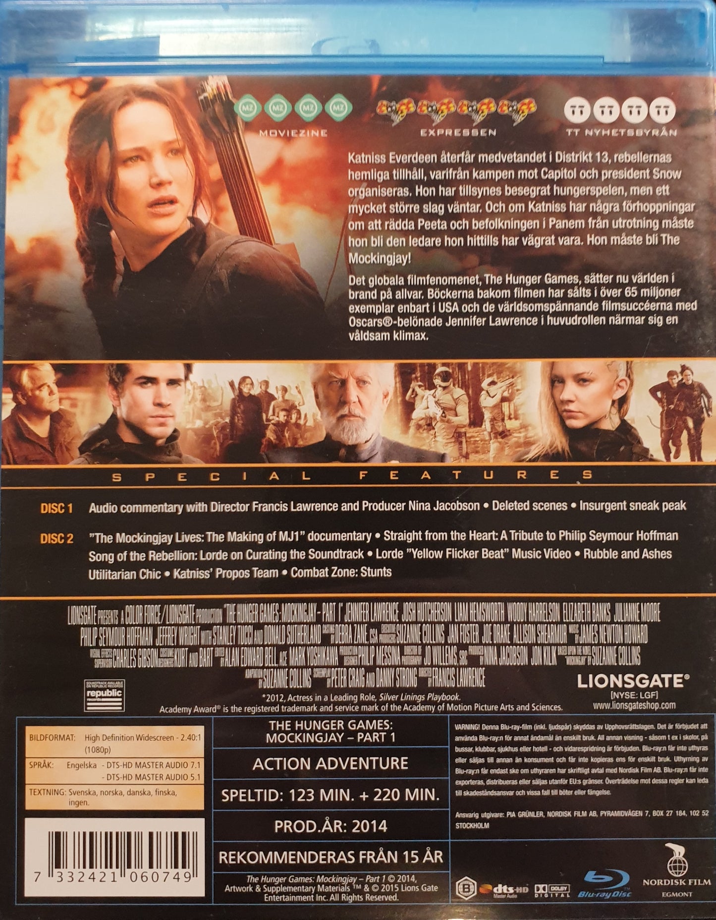 THE HUNGER GAMES: MOCKINGJAY - PART 1