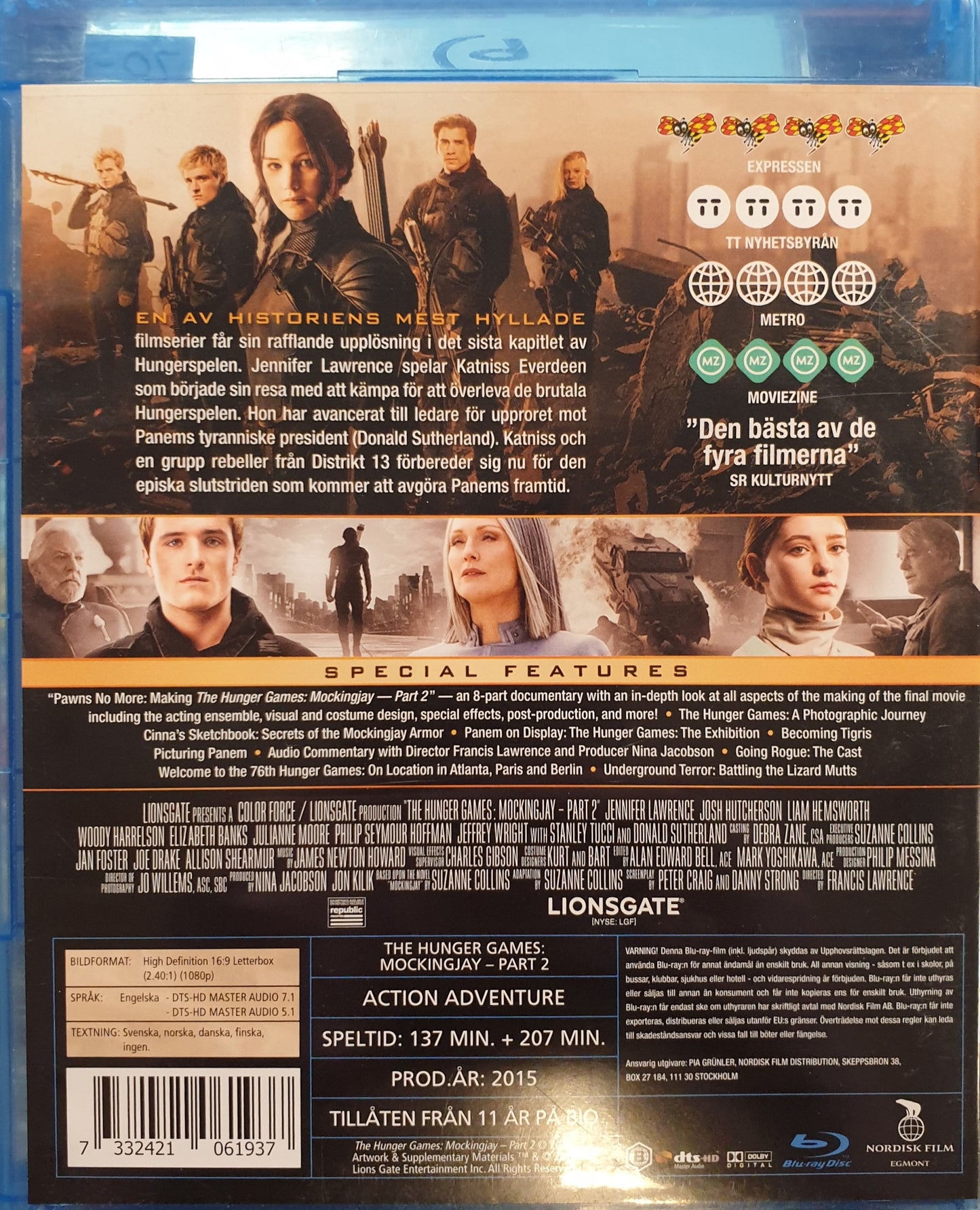 THE HUNGER GAMES: MOCKINGJAY - PART 2