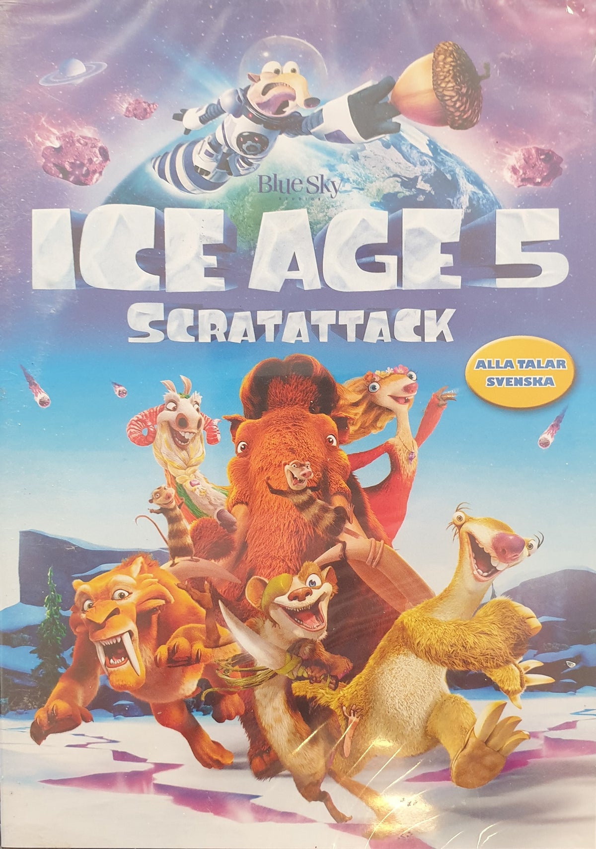 Ice Age 5 – Scratattack / Ice Age: Collision Course (2016) DVD – omslag