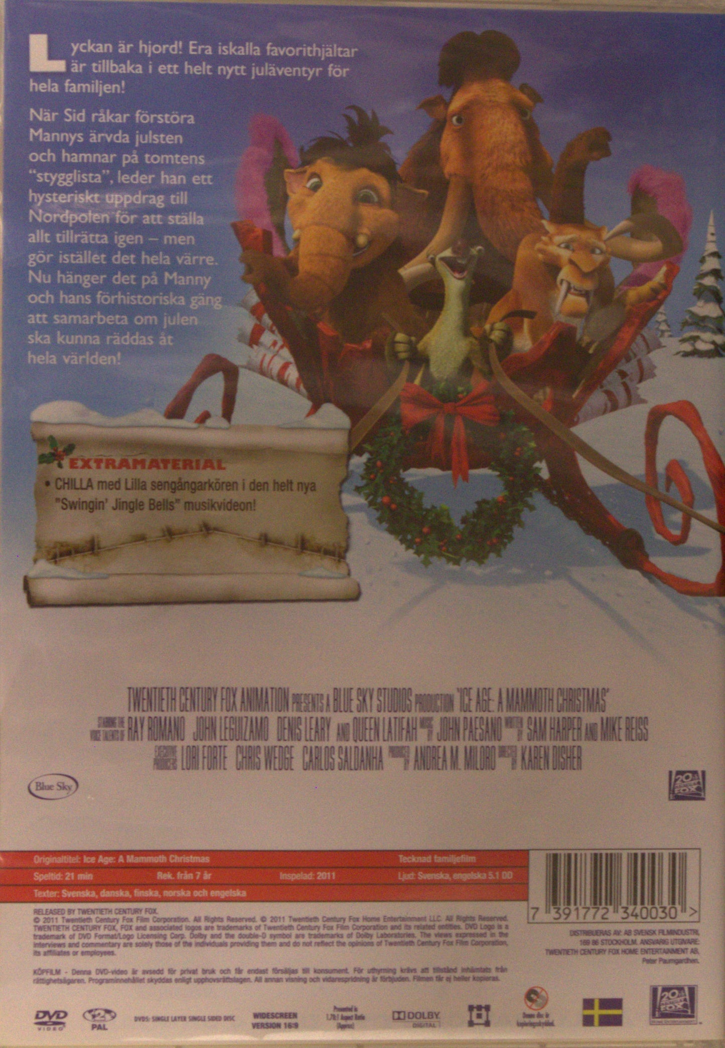 ICE AGE: A MAMMOTH CHRISTMAS