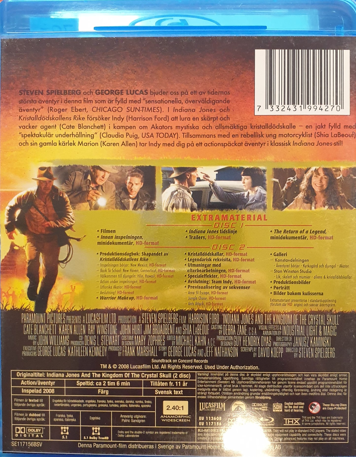 INDIANA JONES OCH KRISTALLDÖDSKALLENS RIKE / INDIANA JONES AND THE KINGDOM OF THE CRYSTAL SKULL