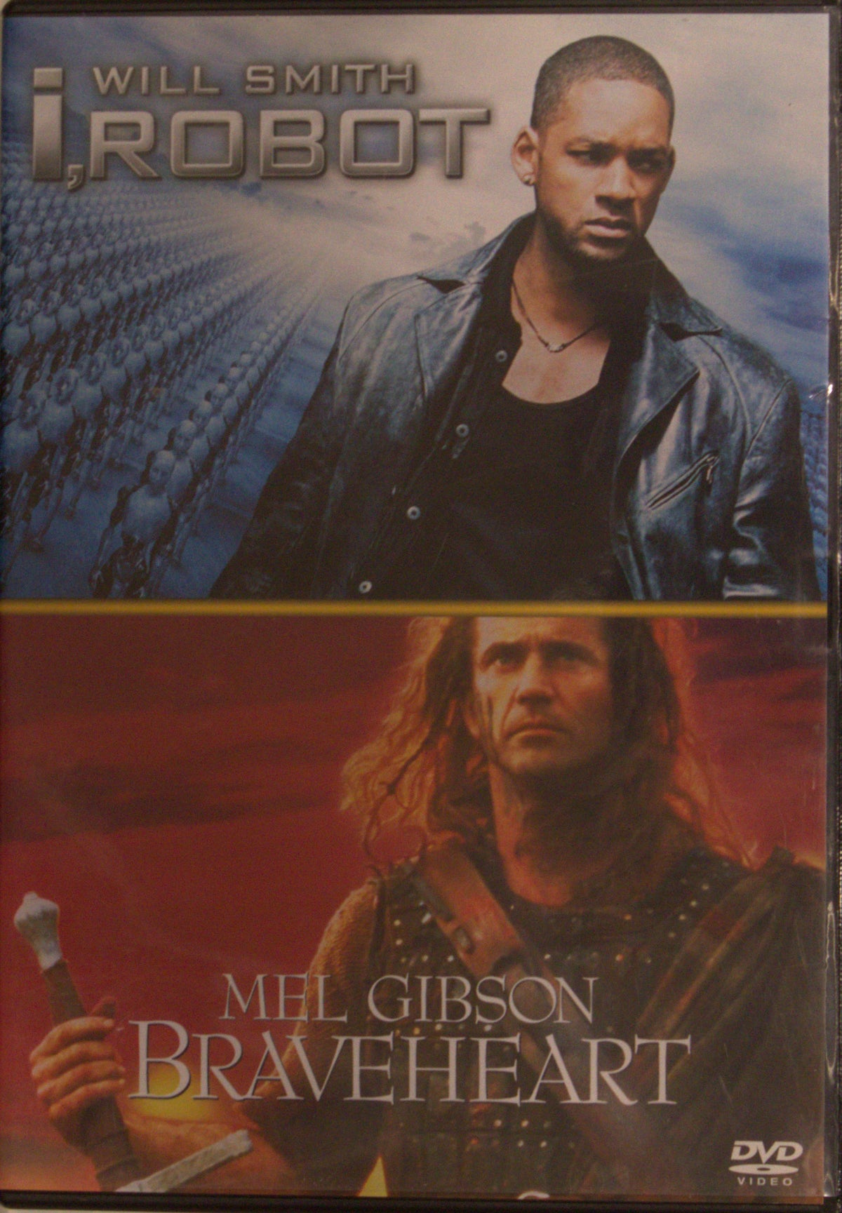 I, Robot / Braveheart – 2 filmer (2004 / 1995) DVD – omslag