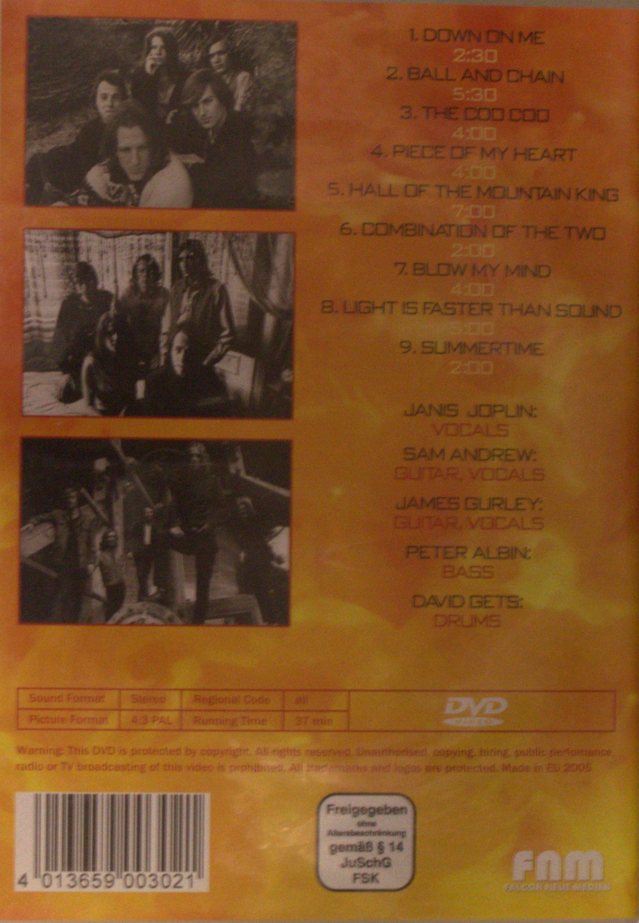 JANIS JOPLIN LIVE WITH BIG BROTHER AND THE HOLDING COMPANY