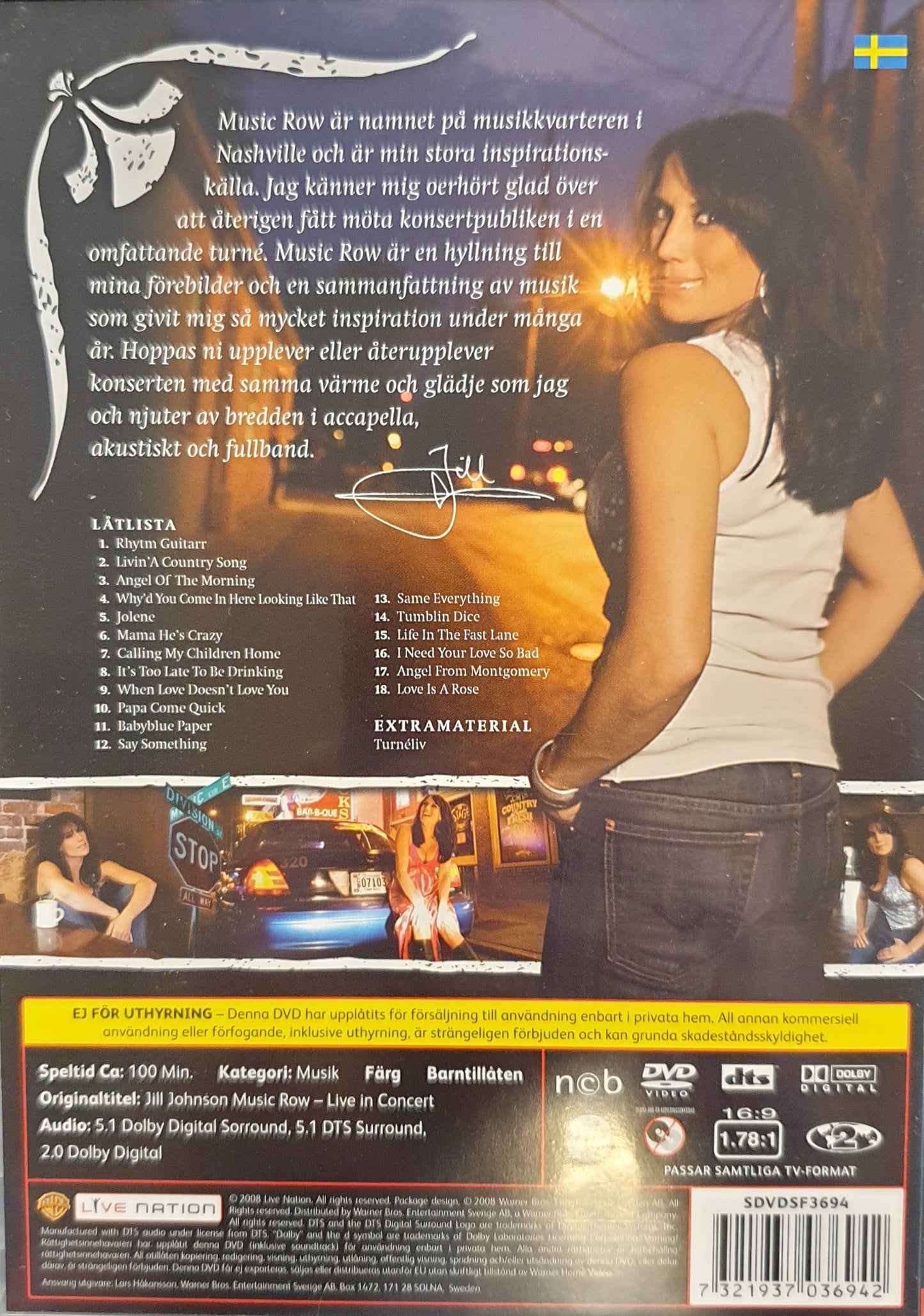 JILL JOHNSON - MUSIC ROW - LIVE IN CONCERT