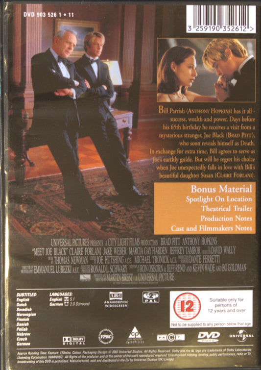 MEET JOE BLACK / MÖT JOE BLACK