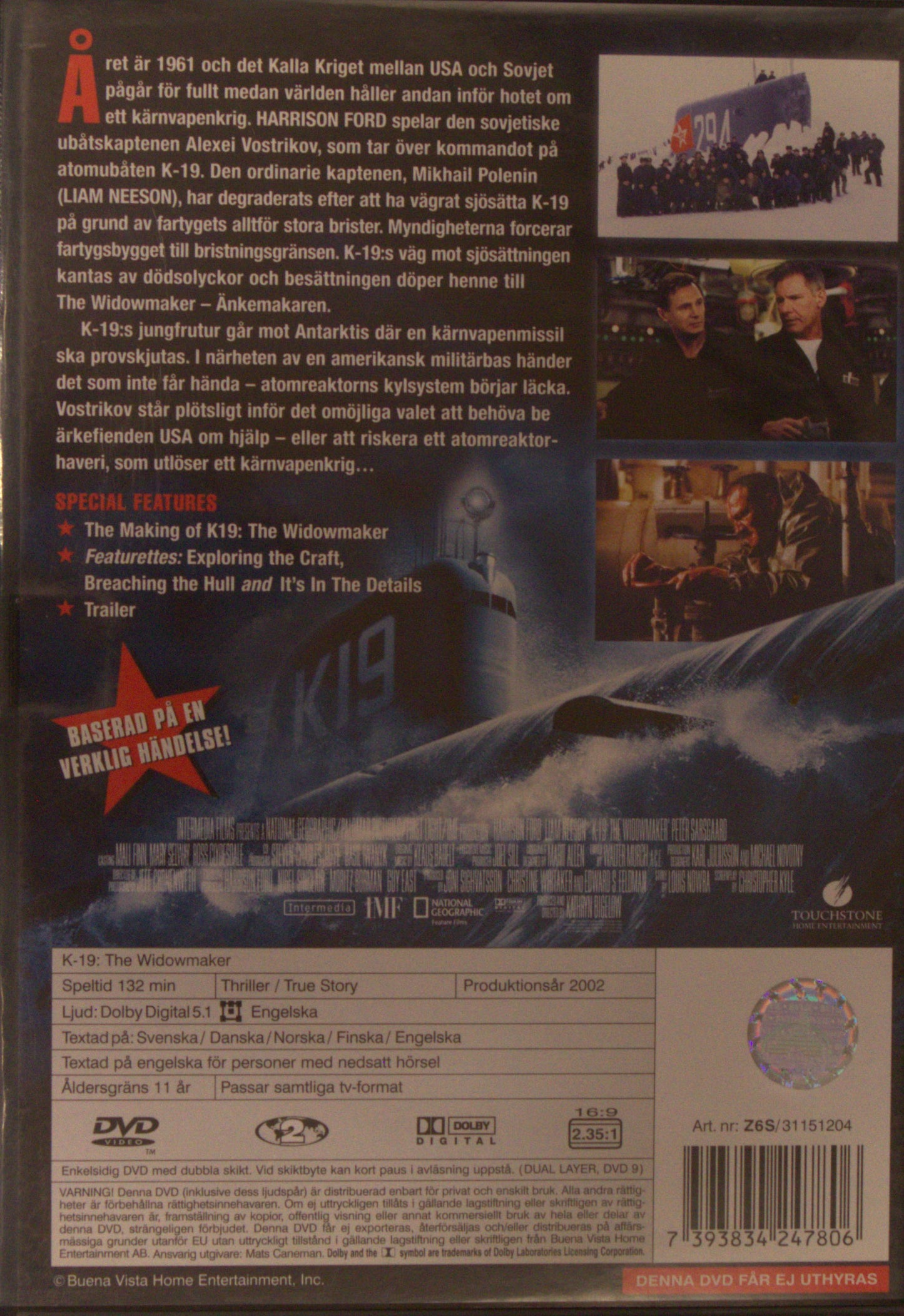 K-19: THE WIDOWMAKER