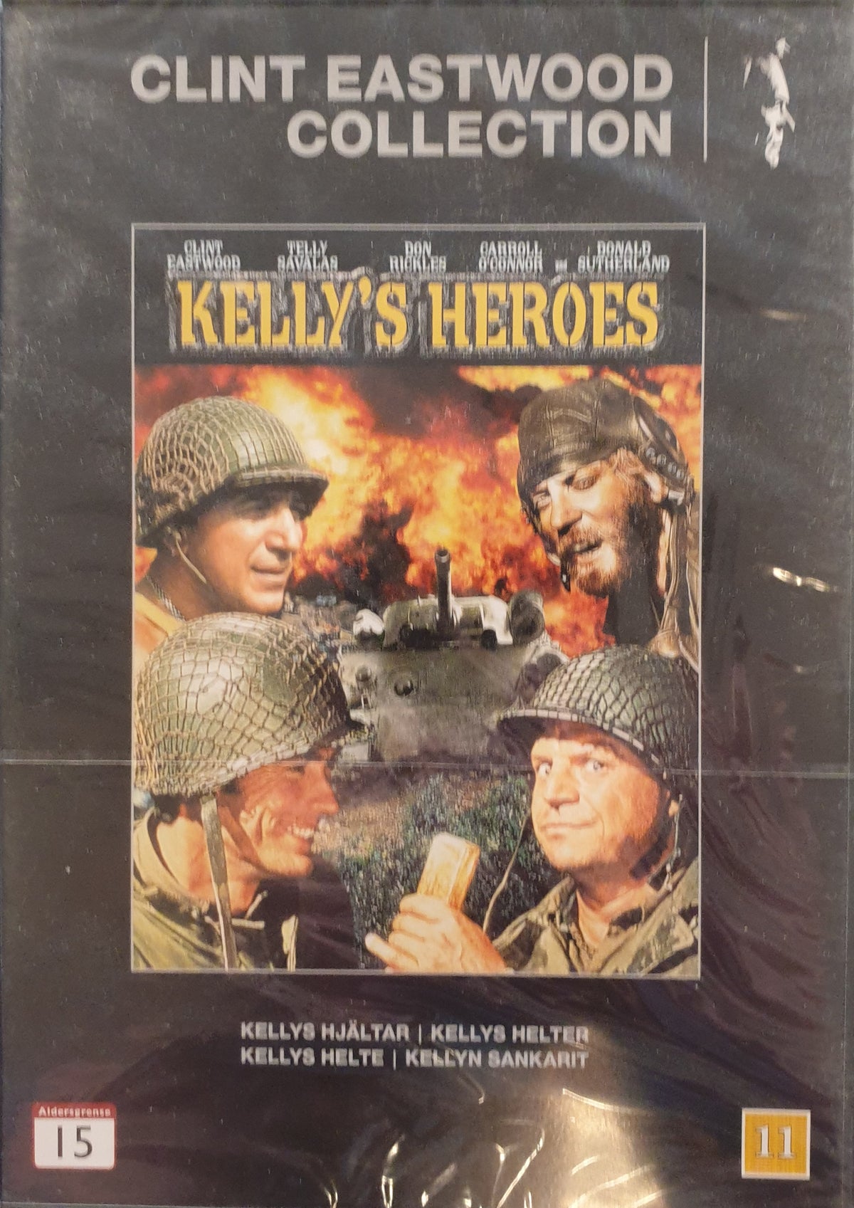 Kelly's Heroes / Kellys "hjältar" (1970) DVD – omslag