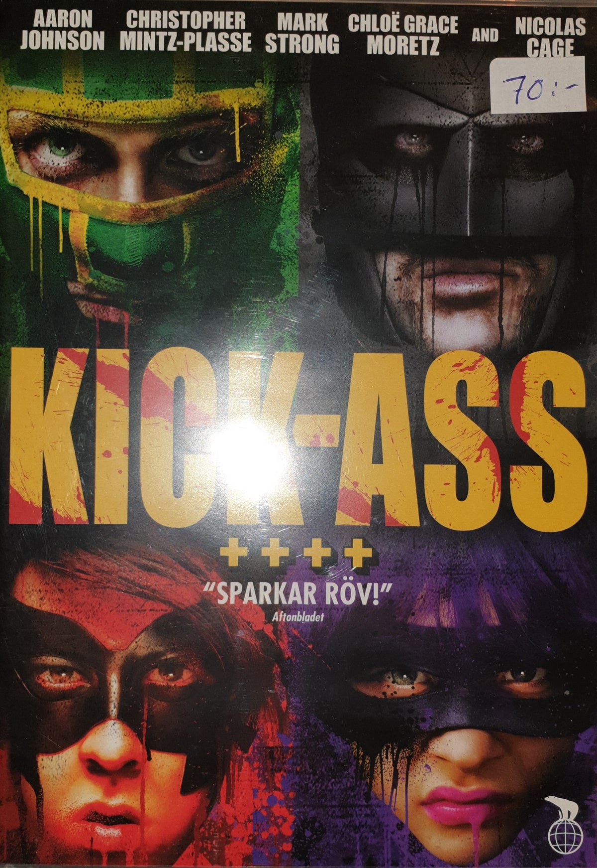 Kick-Ass (2010) DVD – omslag