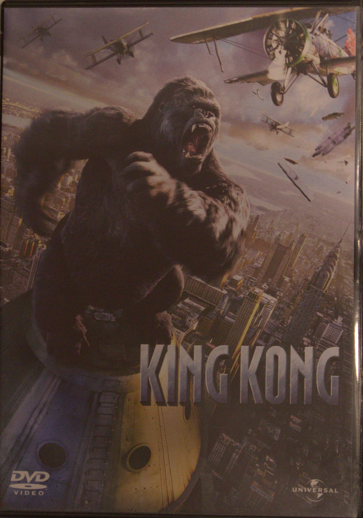 King Kong (2005) DVD – omslag
