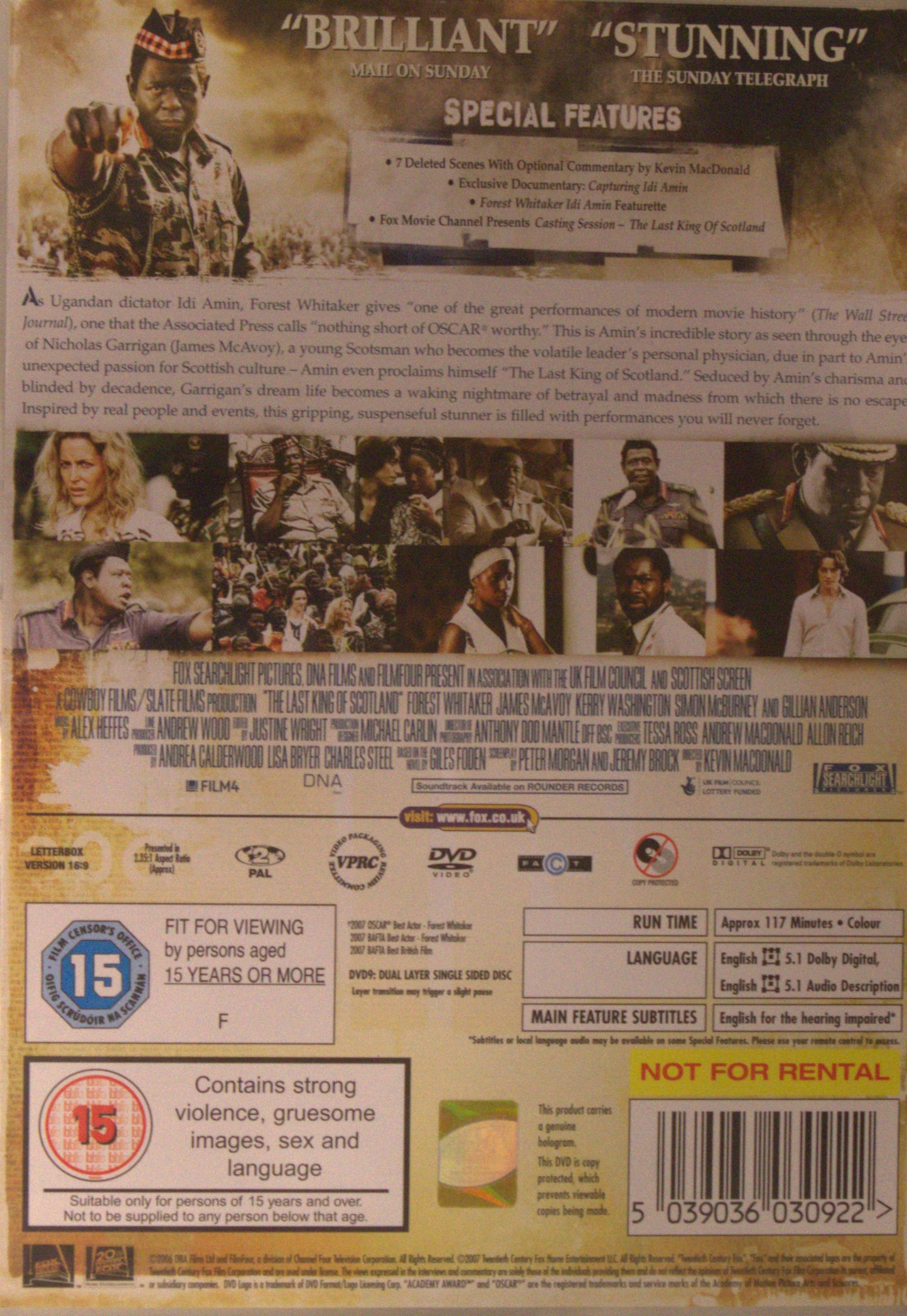 THA LAST KING OF SCOTLAND