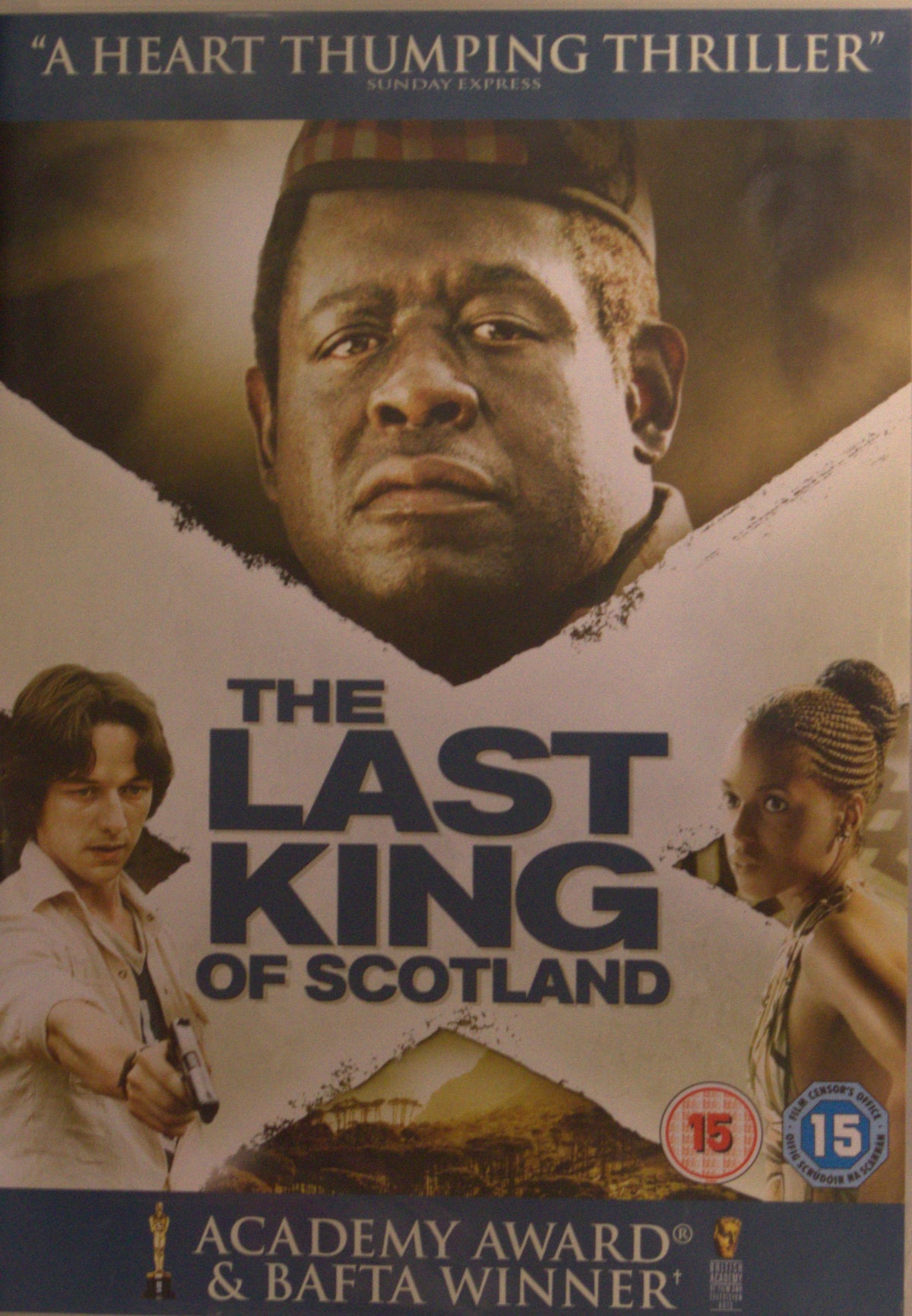 The Last King of Scotland (2006) DVD – omslag
