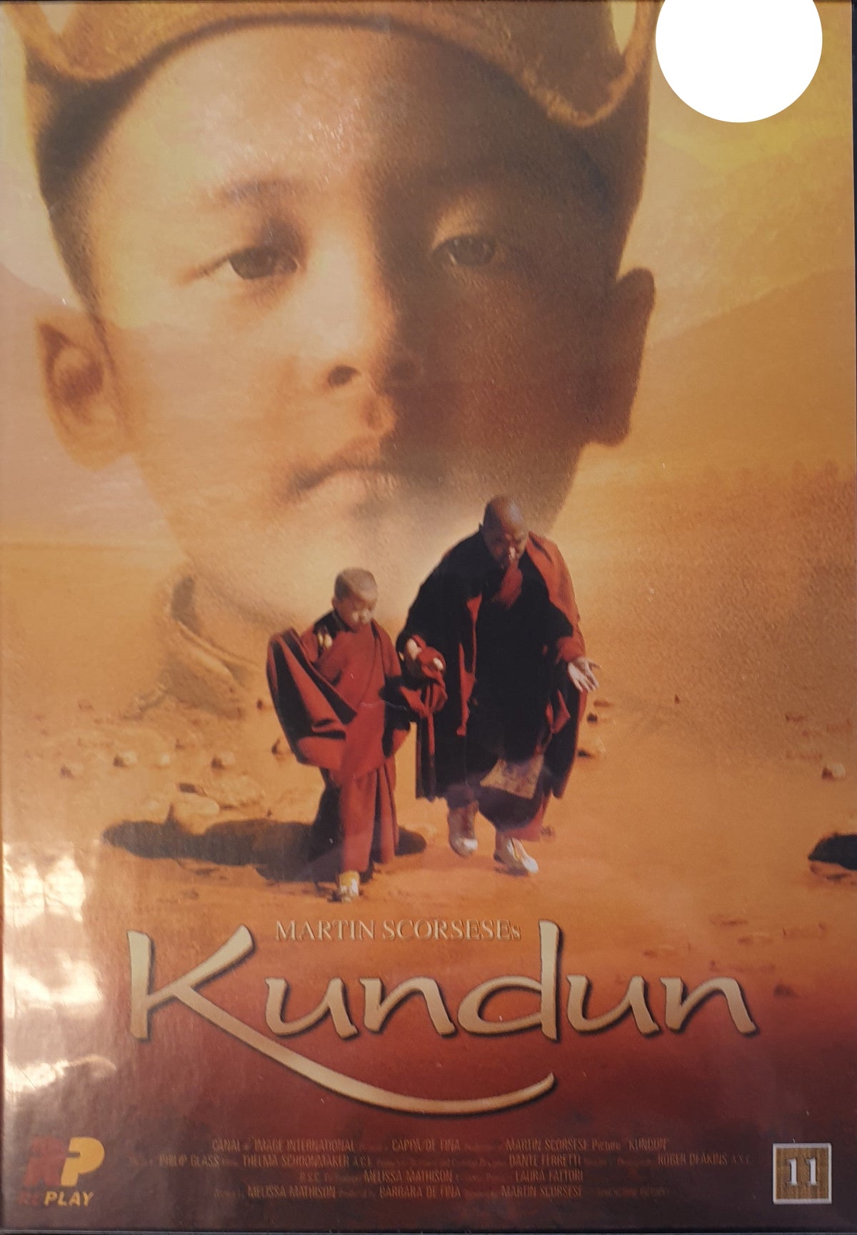 Kundun (1997) DVD – omslag