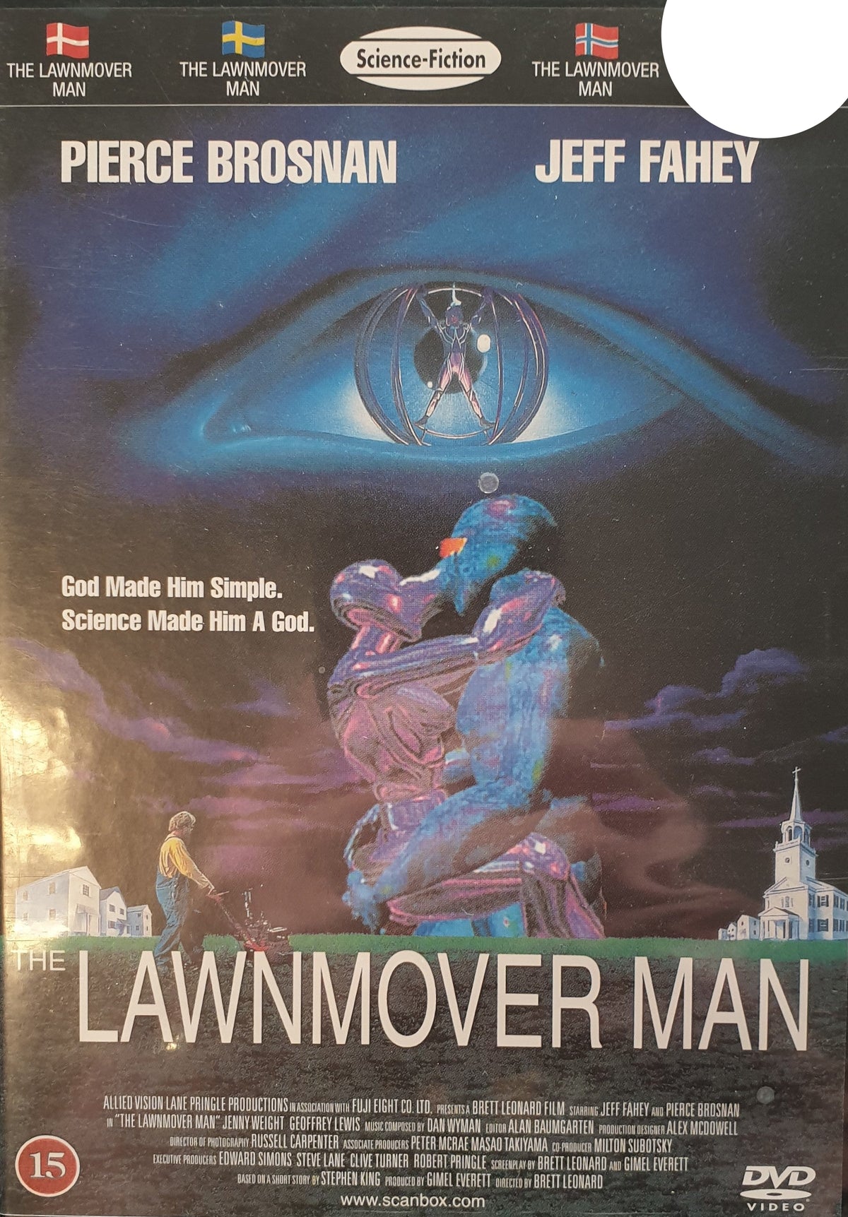 Lawnmower Man / Gräsklipparmannen (1992) DVD – omslag