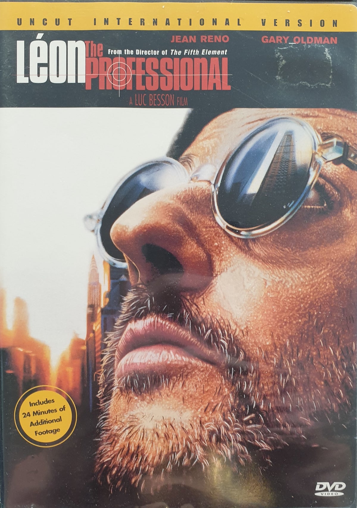 Léon / Léon: The Professional – Uncut international version (1994) DVD – omslag